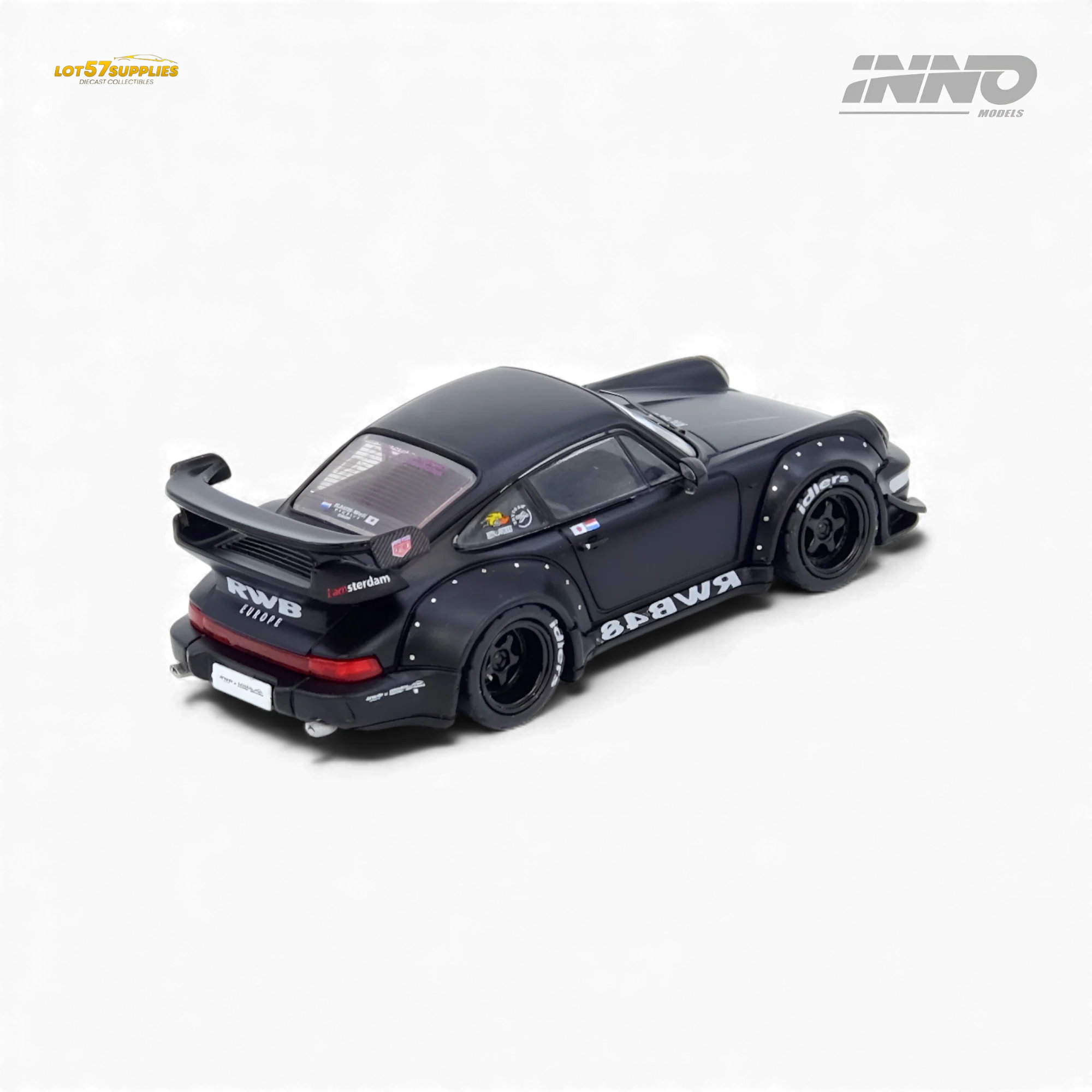 (Pre-Order) INNO64 RWB 964 Darth Vader Black Matt 1:64 - Image 2