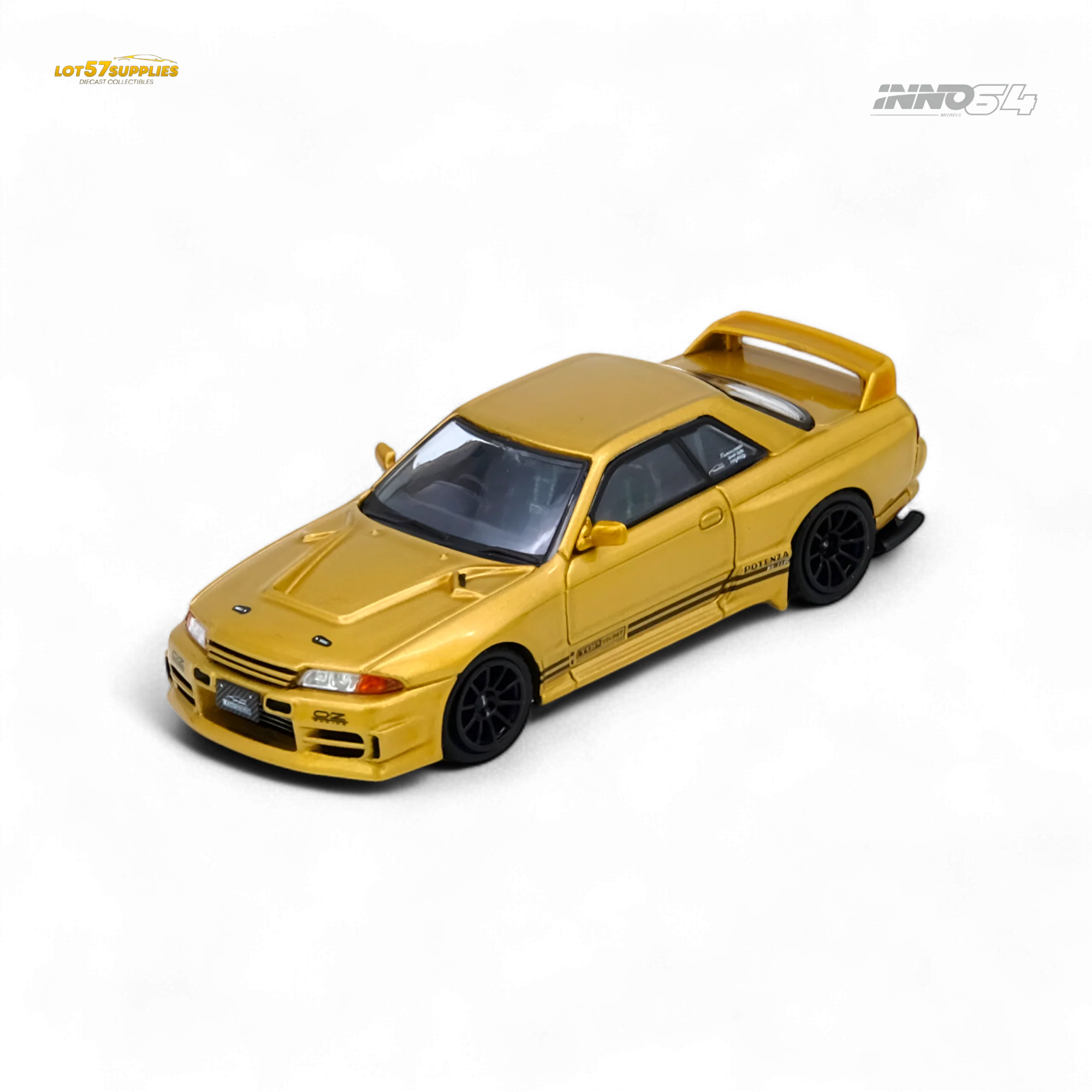 (Pre-Order) INNO64 Top Secret BNR32 GT-R 650R Gold 1:64 - Image 2