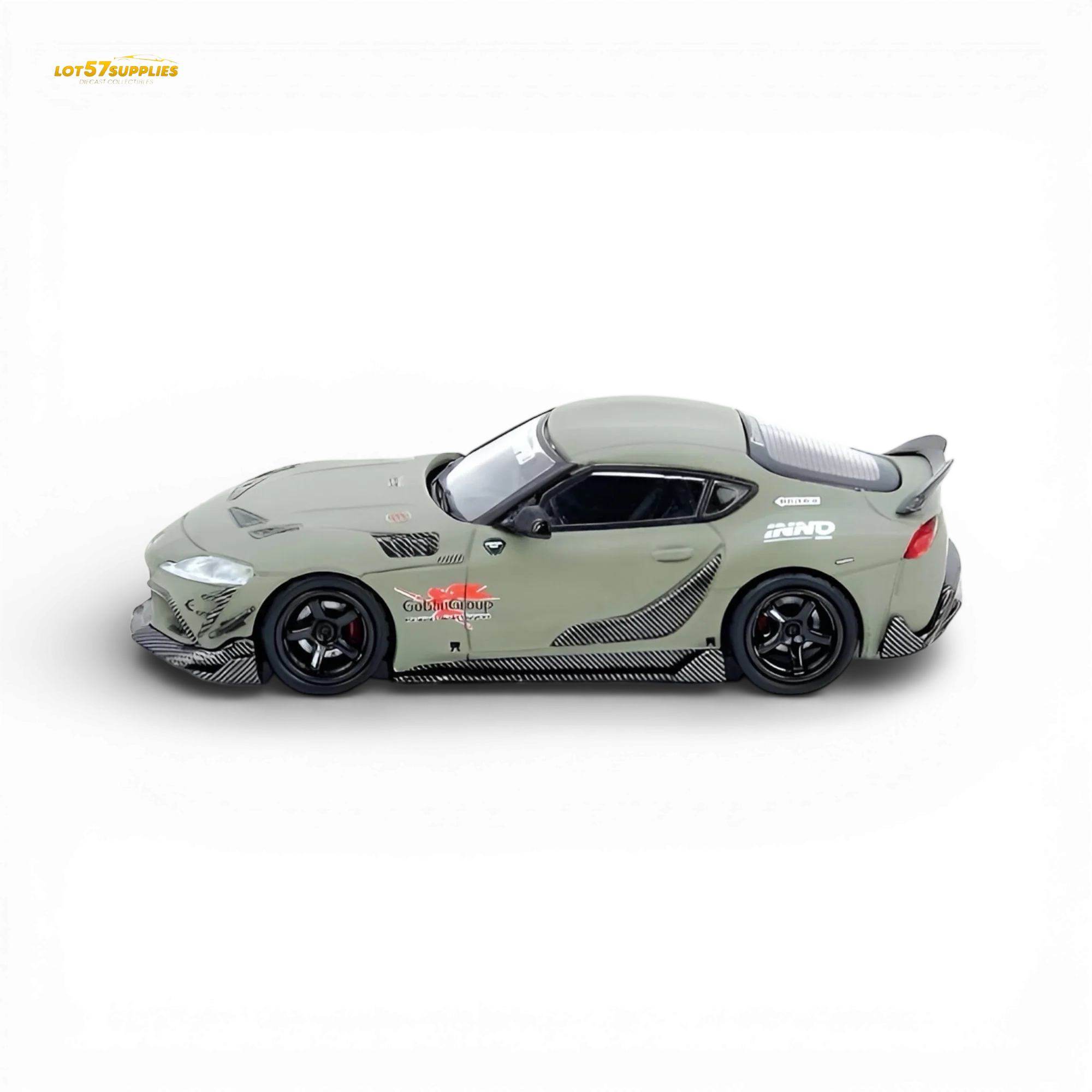 (Pre-Order) INNO64 Toyota Supra A90 Darwin Pro Matt Green 1:64 - Image 3