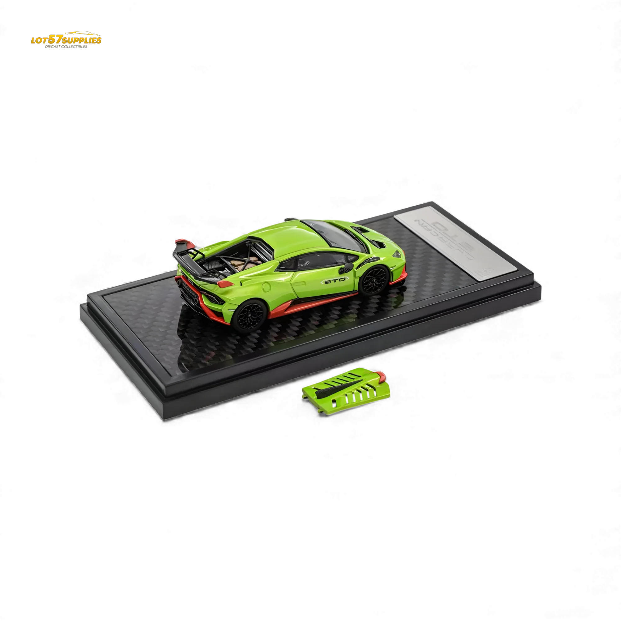 (Pre-Order) LCD Lamborghini Huracan STO Green 1:64 - Image 3