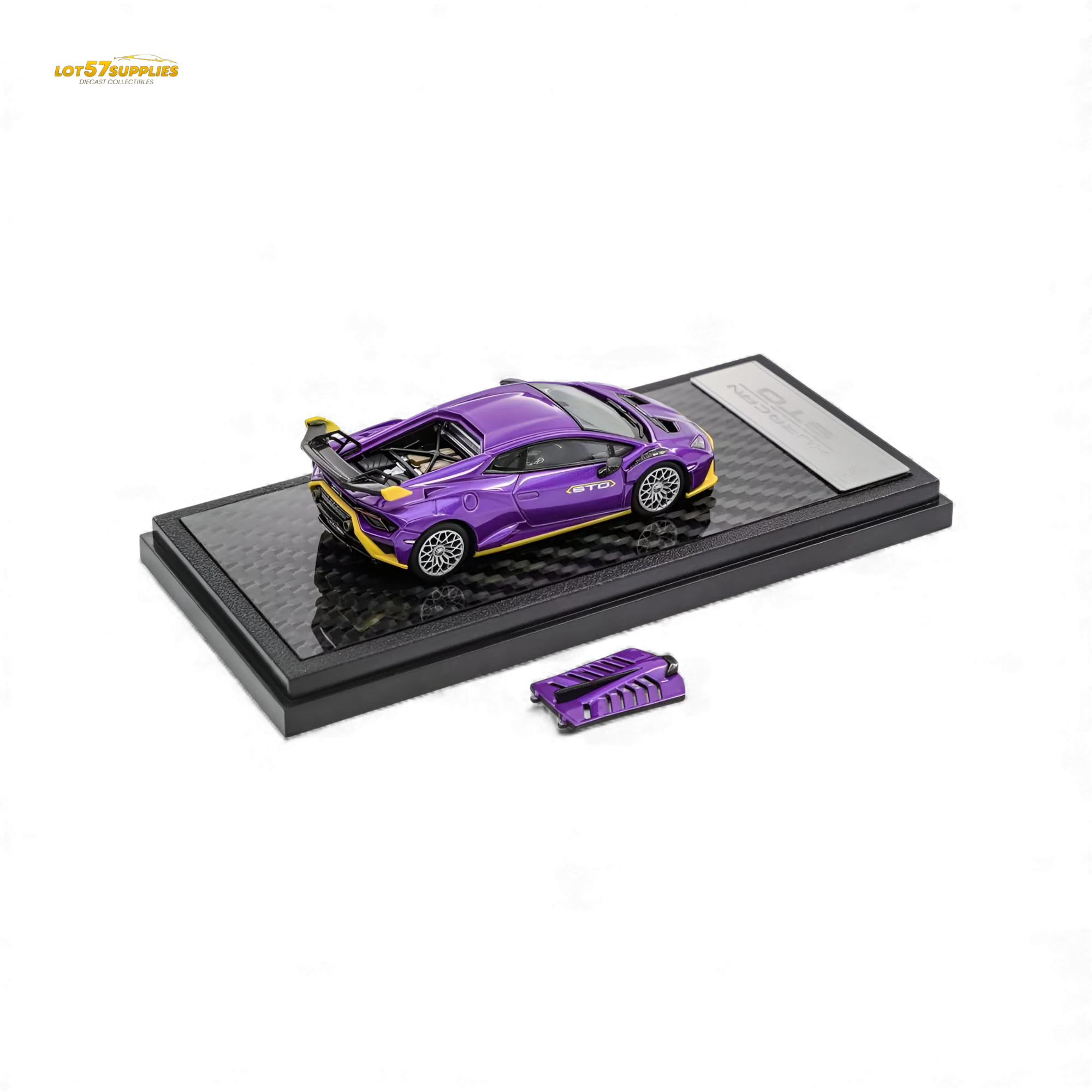 (Pre-Order) LCD Lamborghini Huracan STO Purple 1:64 - Image 2