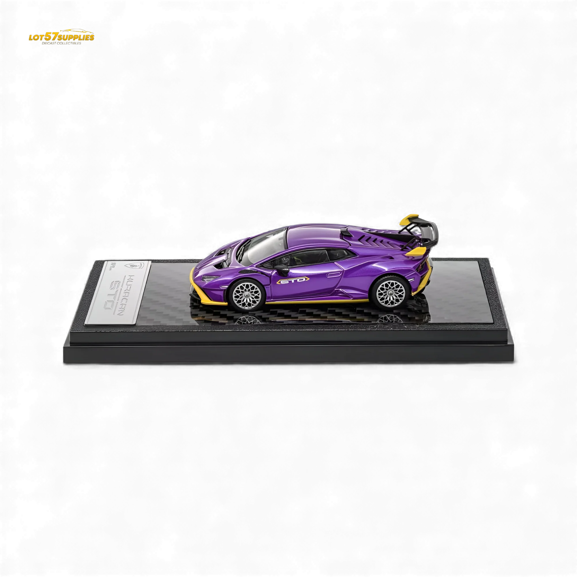 (Pre-Order) LCD Lamborghini Huracan STO Purple 1:64 - Image 3