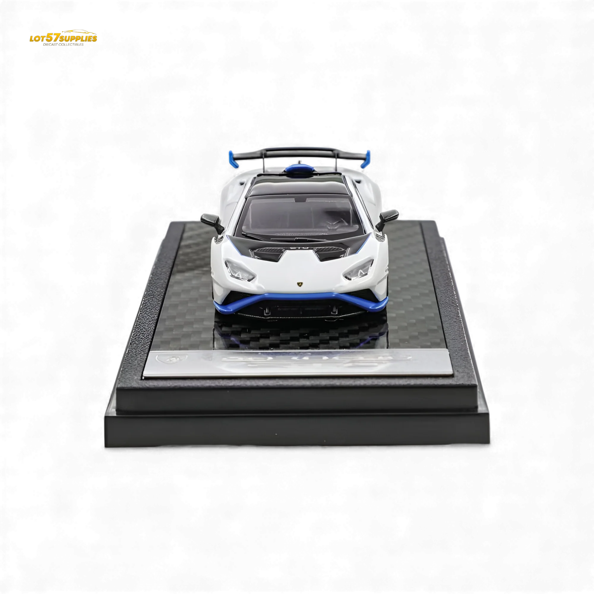 (Pre-Order) LCD Lamborghini Huracan STO White 1:64 - Image 3