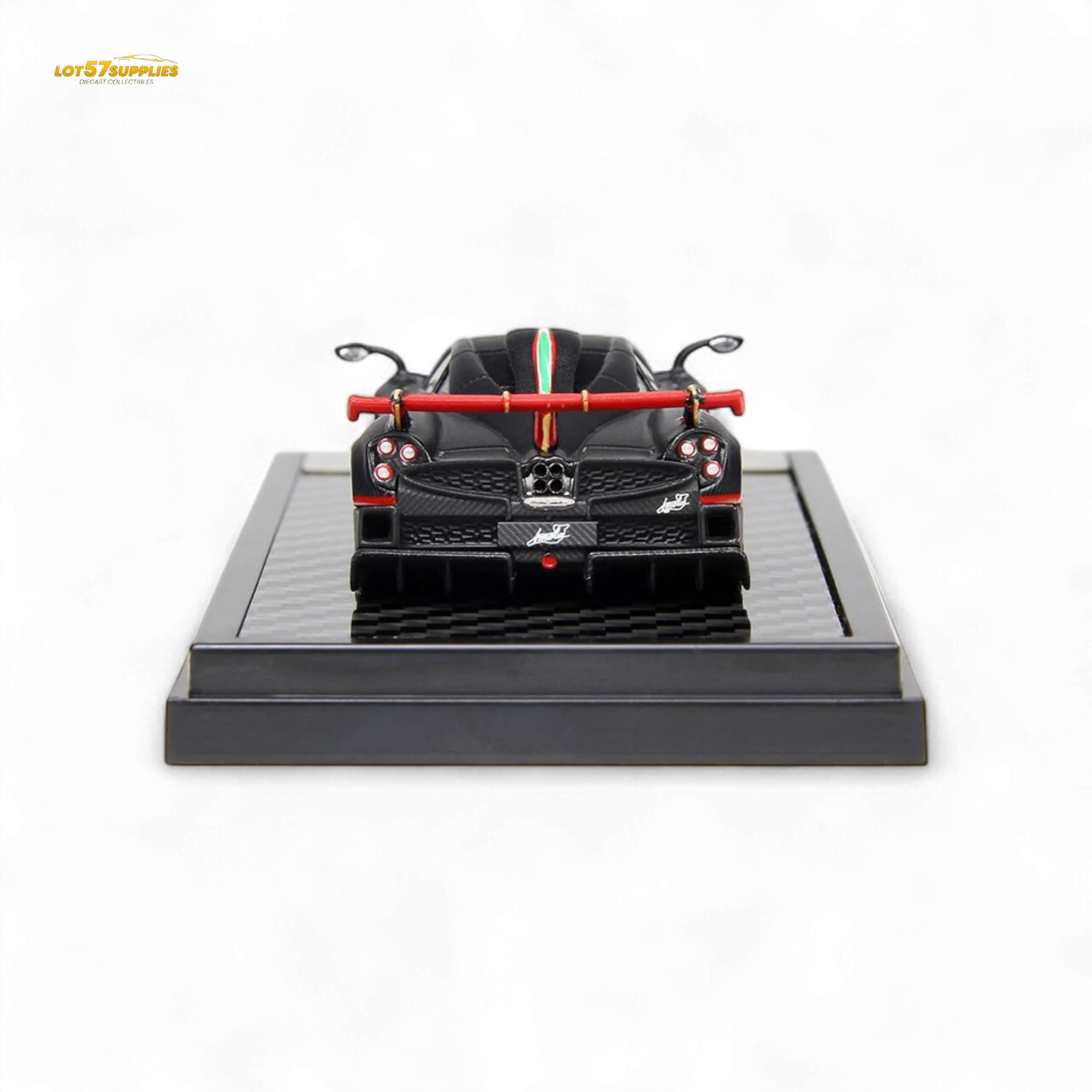 (Pre-Order) LCD Pagani Imola Matte Black Carbon 1:64 - Image 5