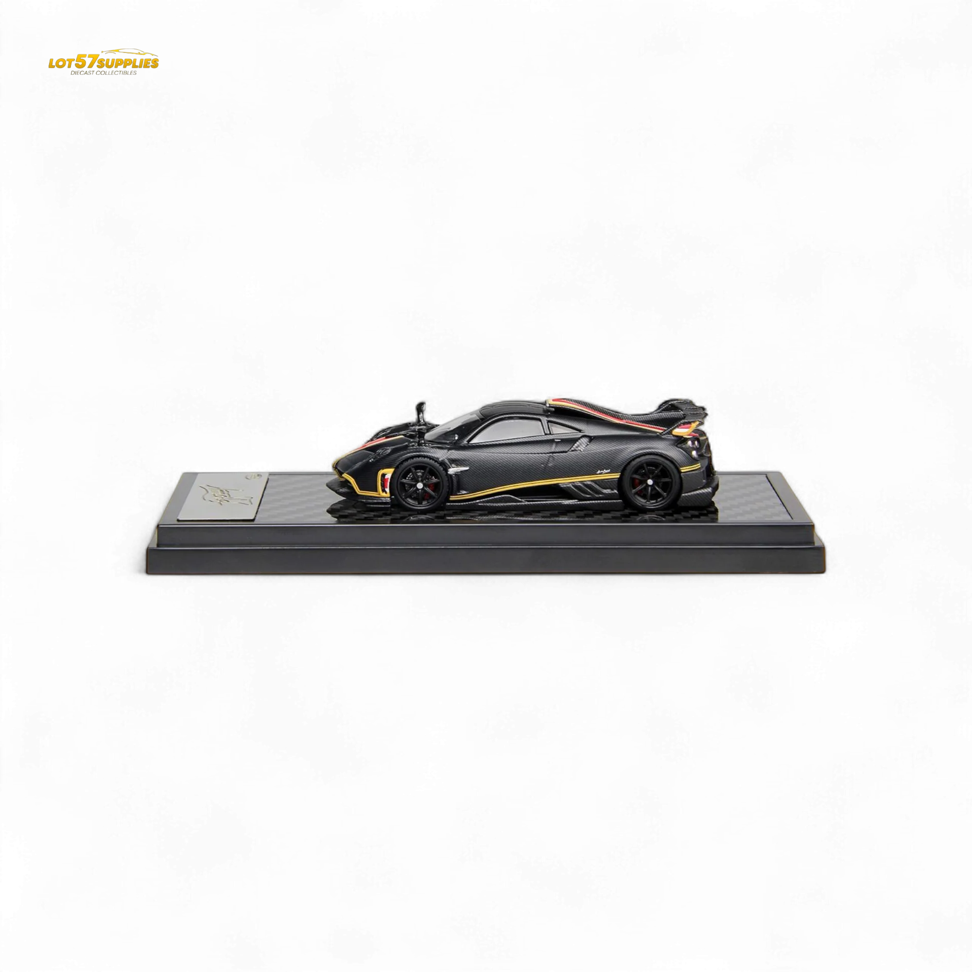(Pre-Order) LCD Pagani Imola Matte Black Carbon 1:64 - Image 4