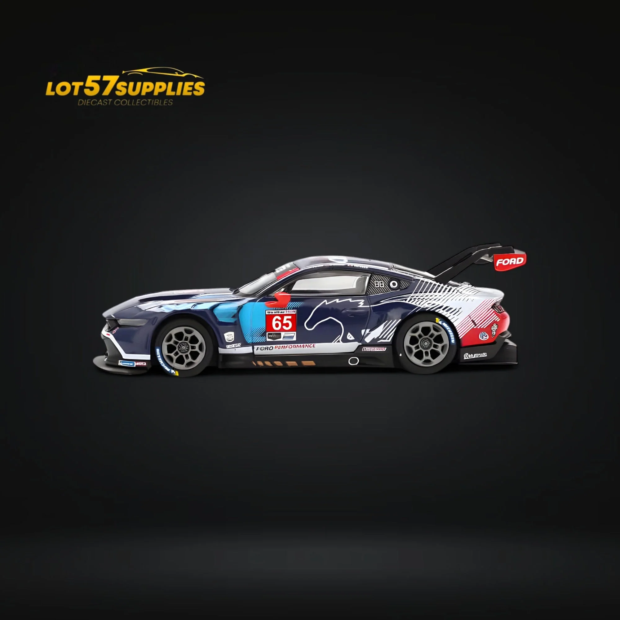 (Pre-Order) Mini-GT Ford Mustang GT3 #65 1:64 - Image 2
