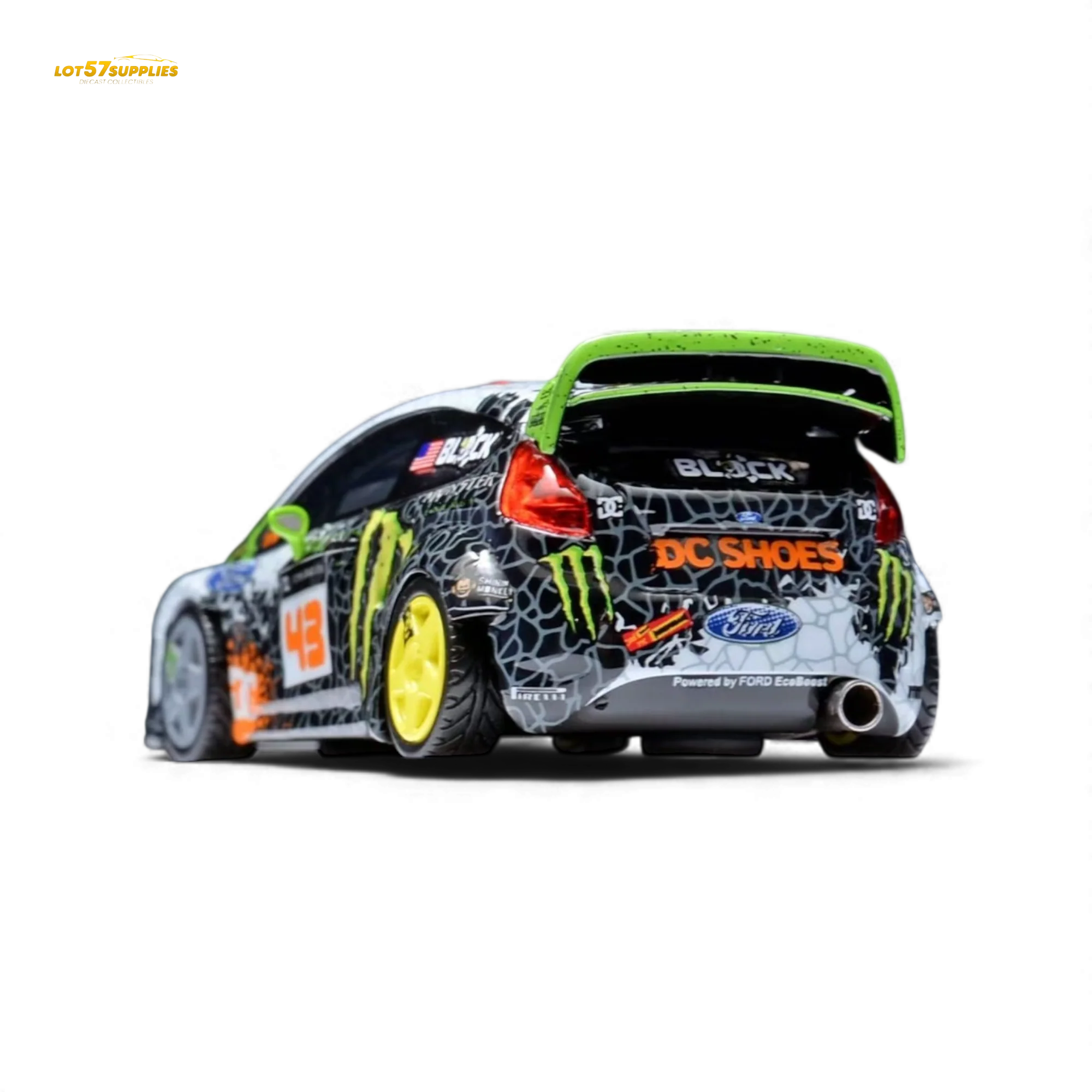 (Pre-Order) Minicraftsman Ken Block Ford Fiesta Gymkhana Livery 1:64 - Image 4