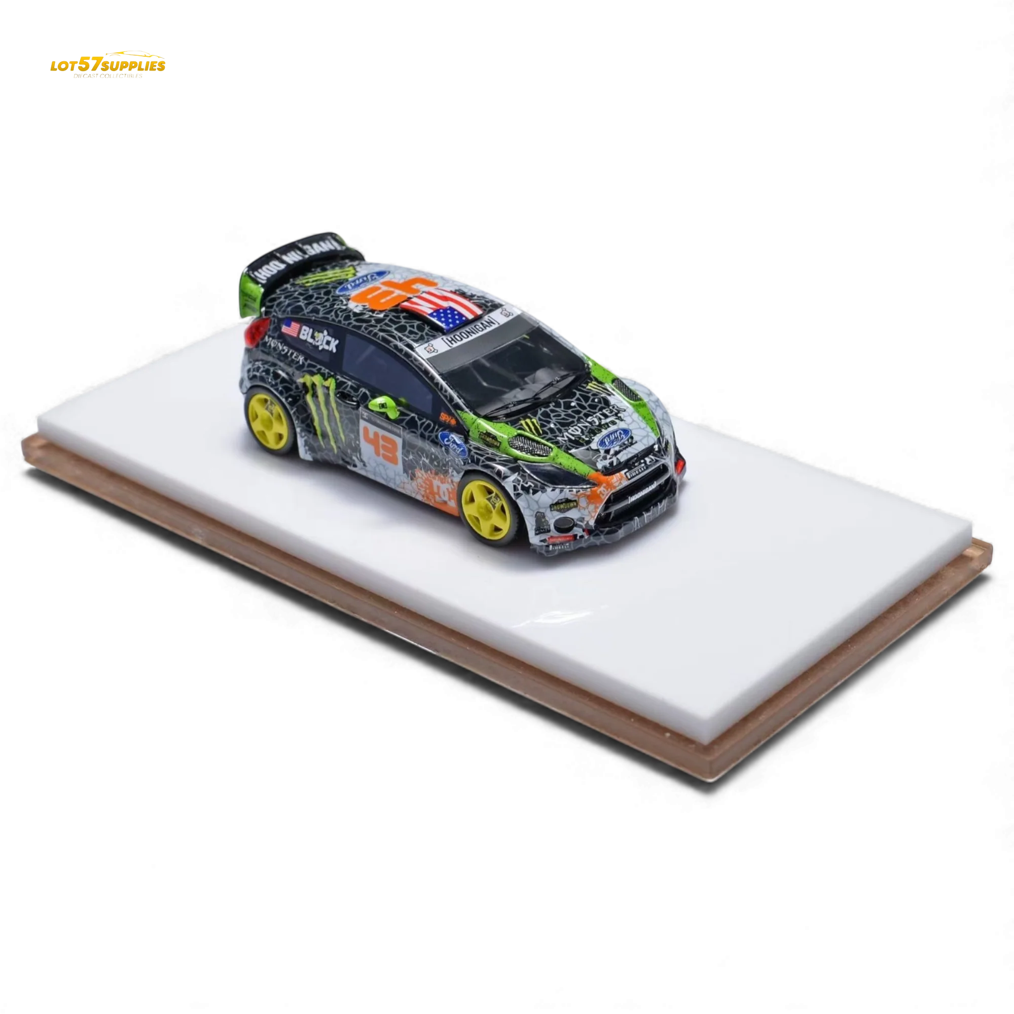 (Pre-Order) Minicraftsman Ken Block Ford Fiesta Gymkhana Livery 1:64 - Image 5