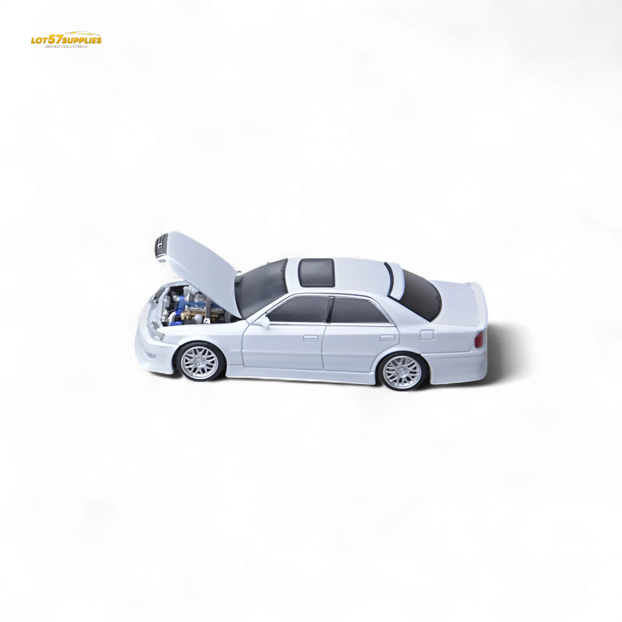 (Pre-Order) Model One Toyota JZX100 Pearl White 1:64 - Image 5