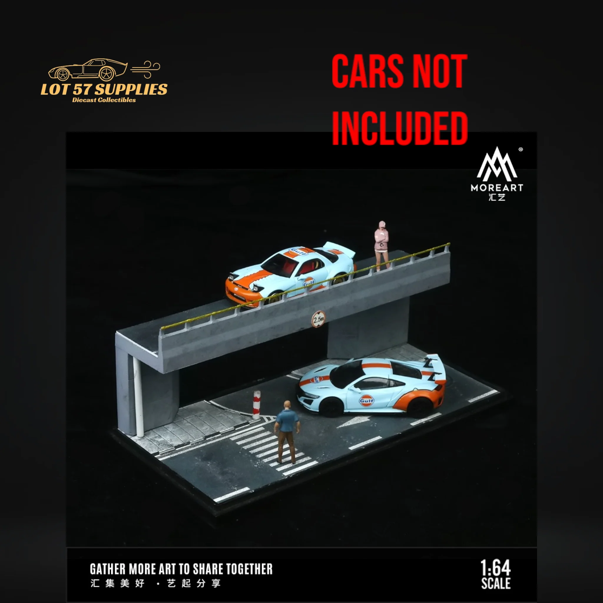 (Pre-Order) MoreArt Overpass Scene Diorama 1:64 - Image 3