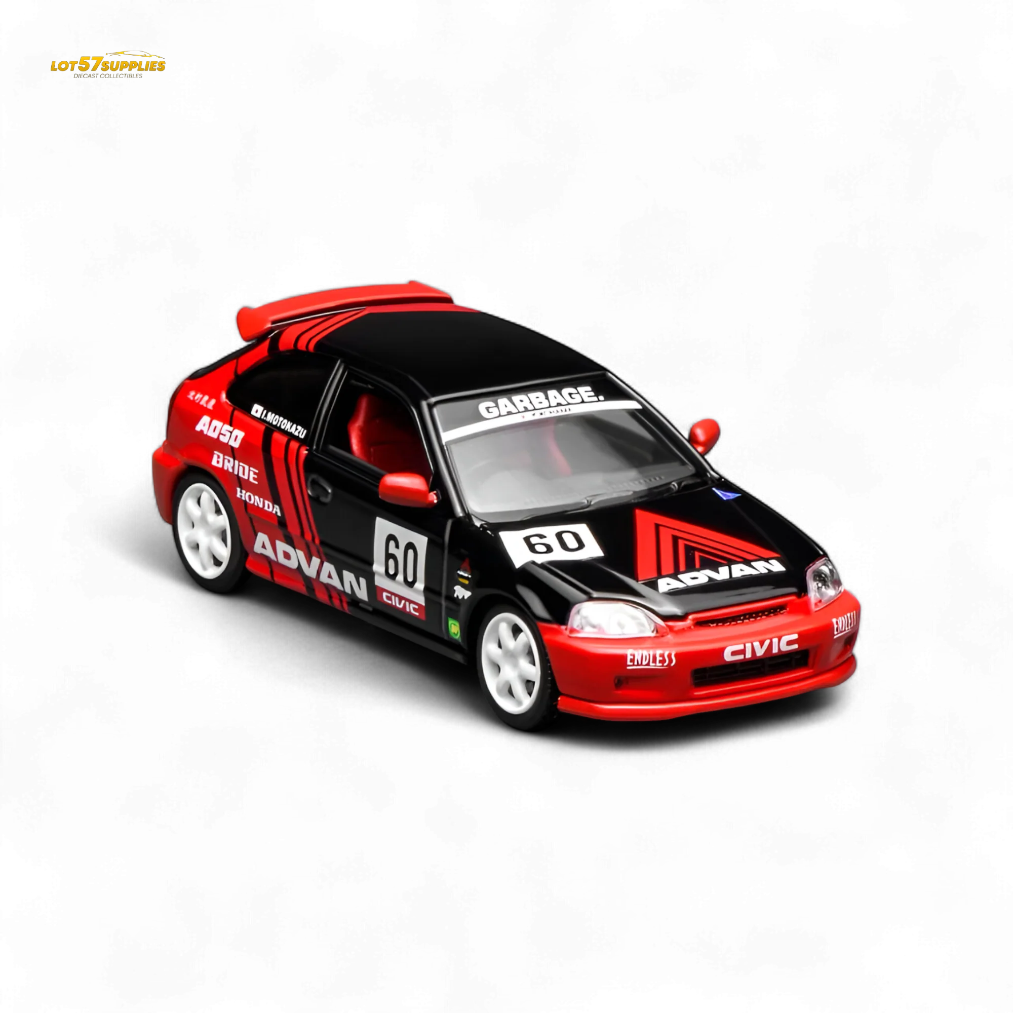 (Pre-Order) Motorhelix Honda Civic Type R EK9 Advan Livery 1:64 - Image 3