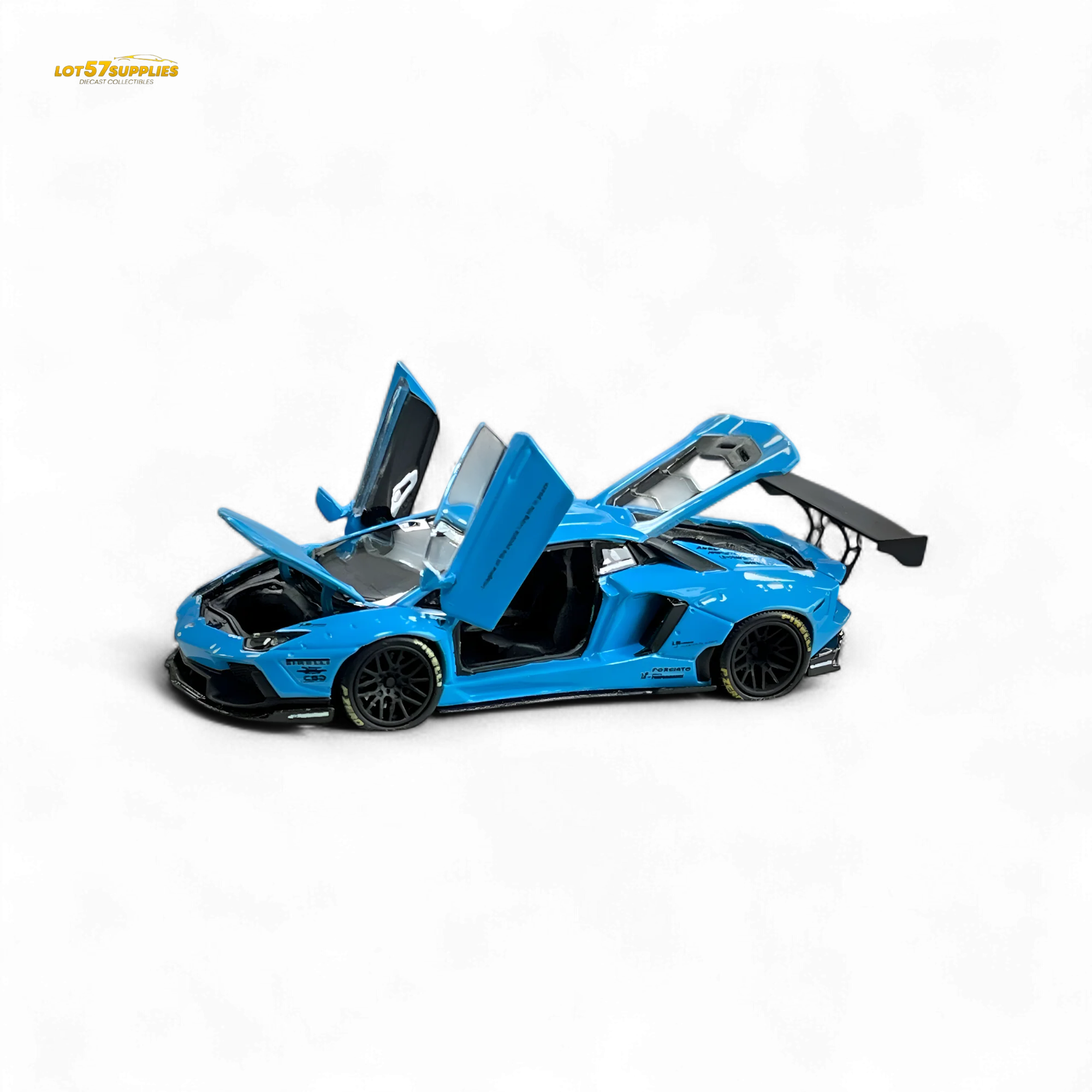 (Pre-Order) Pgm Lamborghini LP700-4 BB Blue 1:64 - Image 4