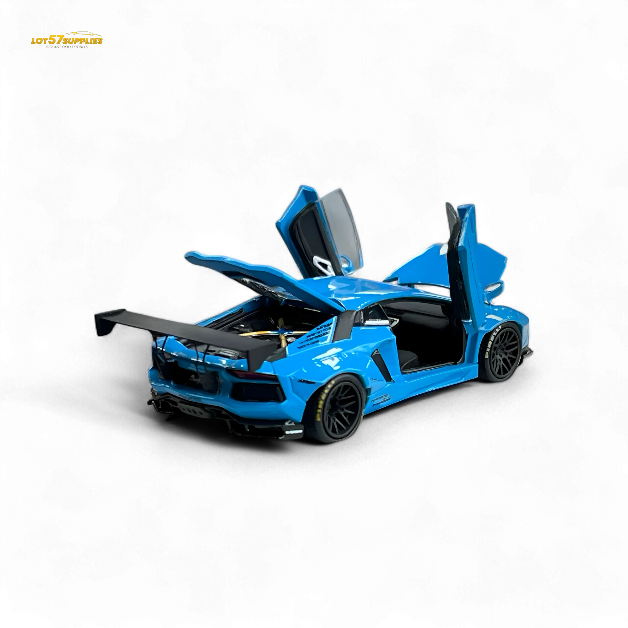 (Pre-Order) Pgm Lamborghini LP700-4 BB Blue 1:64 - Image 5