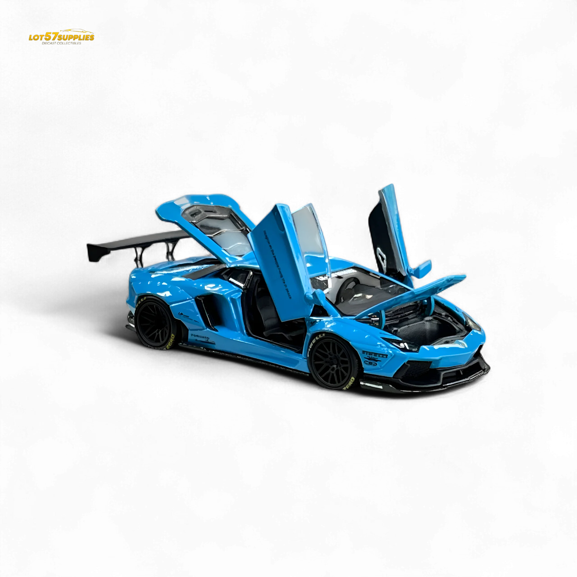 (Pre-Order) Pgm Lamborghini LP700-4 BB Blue 1:64 - Image 6