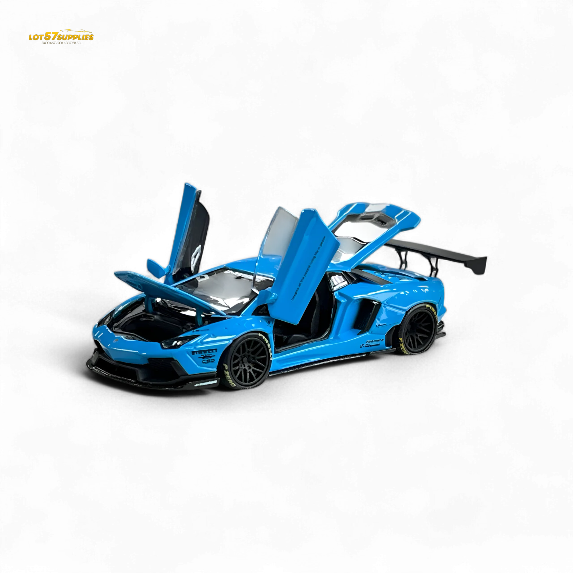 (Pre-Order) Pgm Lamborghini LP700-4 BB Blue 1:64 - Image 7