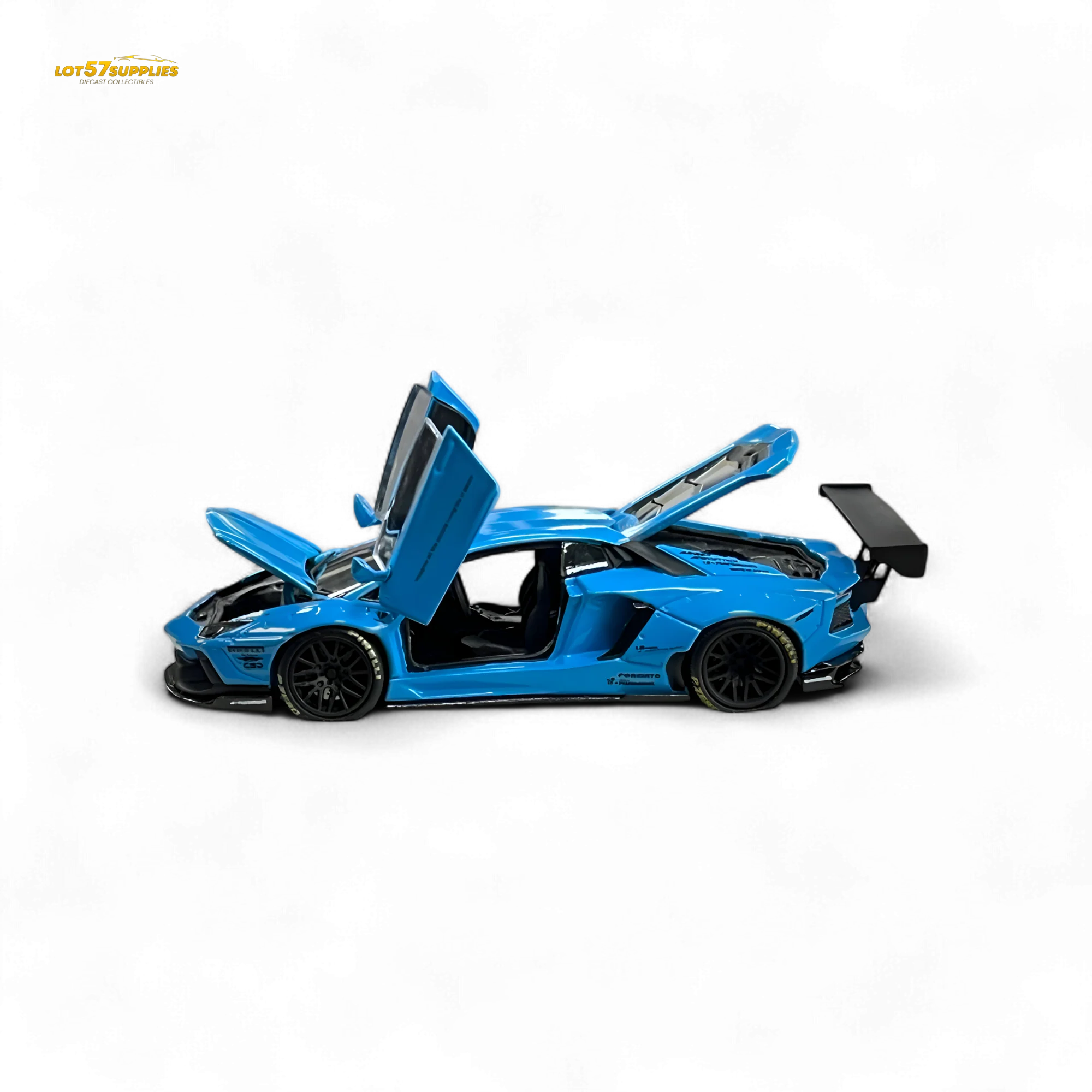 (Pre-Order) Pgm Lamborghini LP700-4 BB Blue 1:64 - Image 8