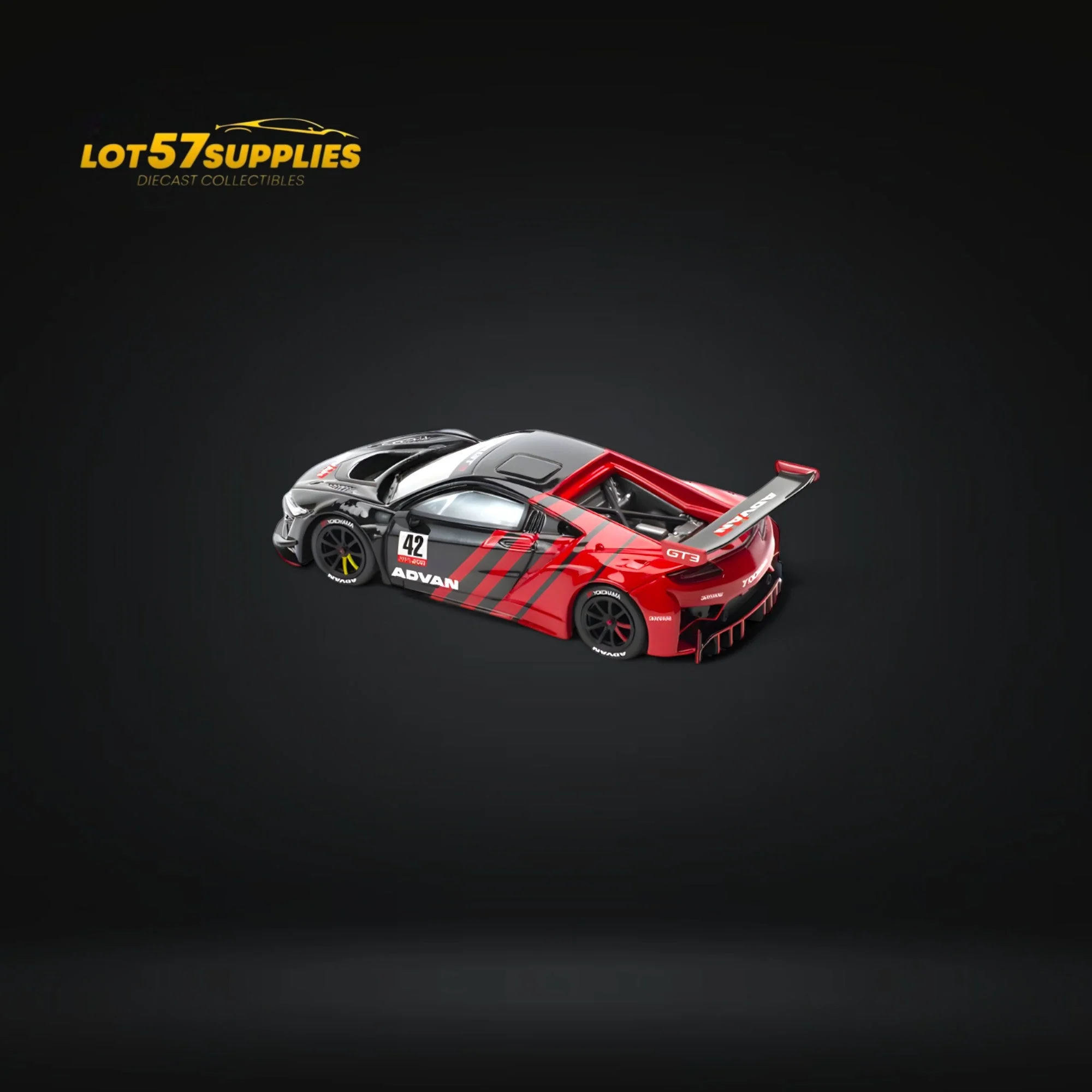 (Pre-Order) Pop Race Honda NSX GT3 EVO22 ADVAN 1:64 - Image 2