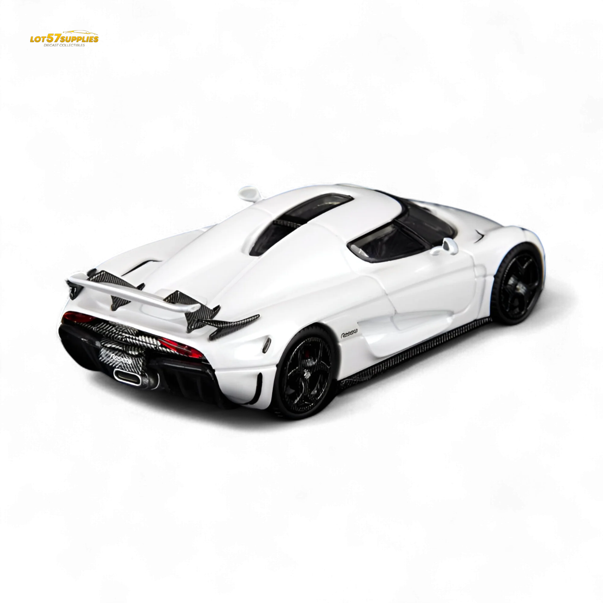 (Pre-Order) SC Art Regera Pearl White 1:64 - Image 2