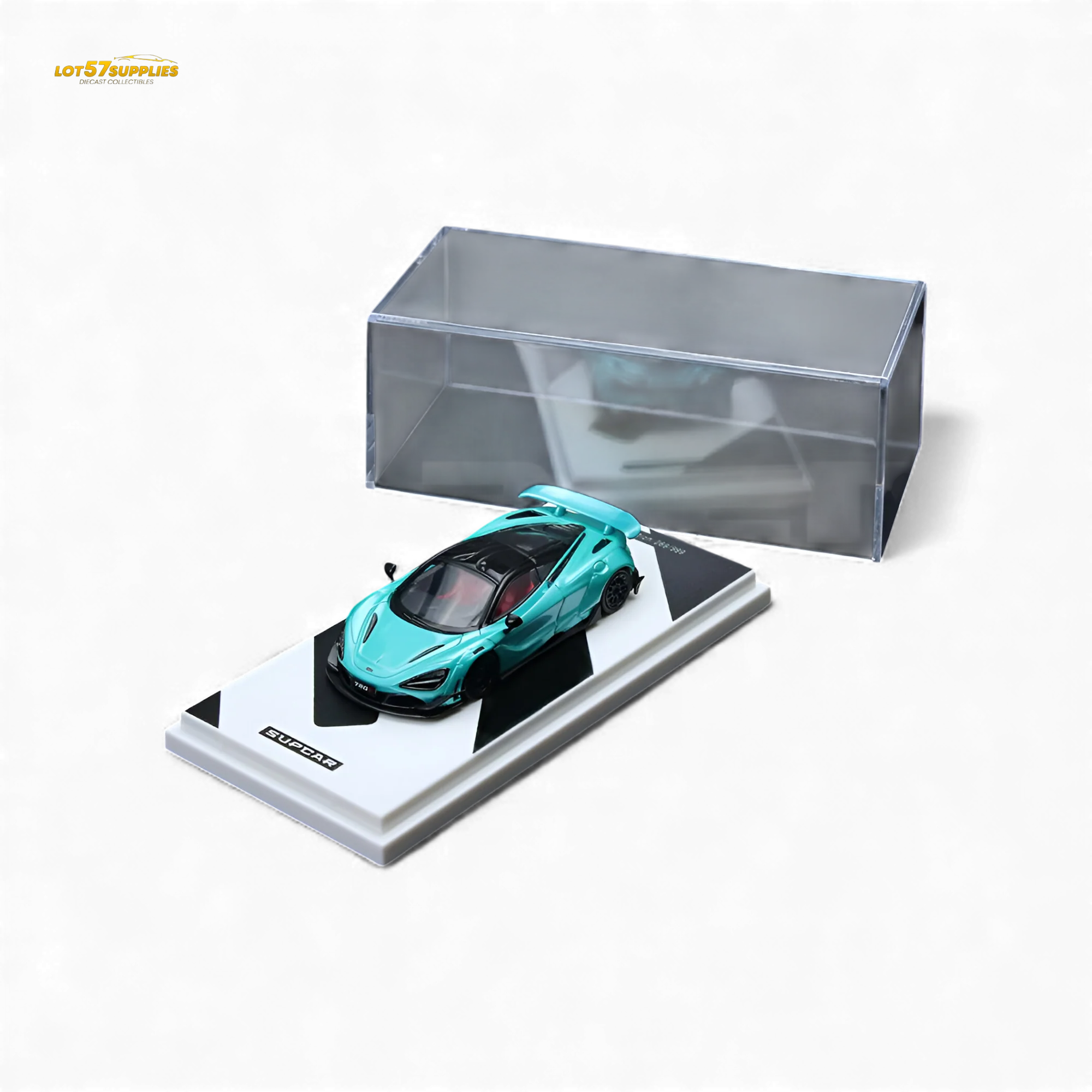 (Pre-Order) SC McLaren 720S Cyan Blue 1:64 - Image 2