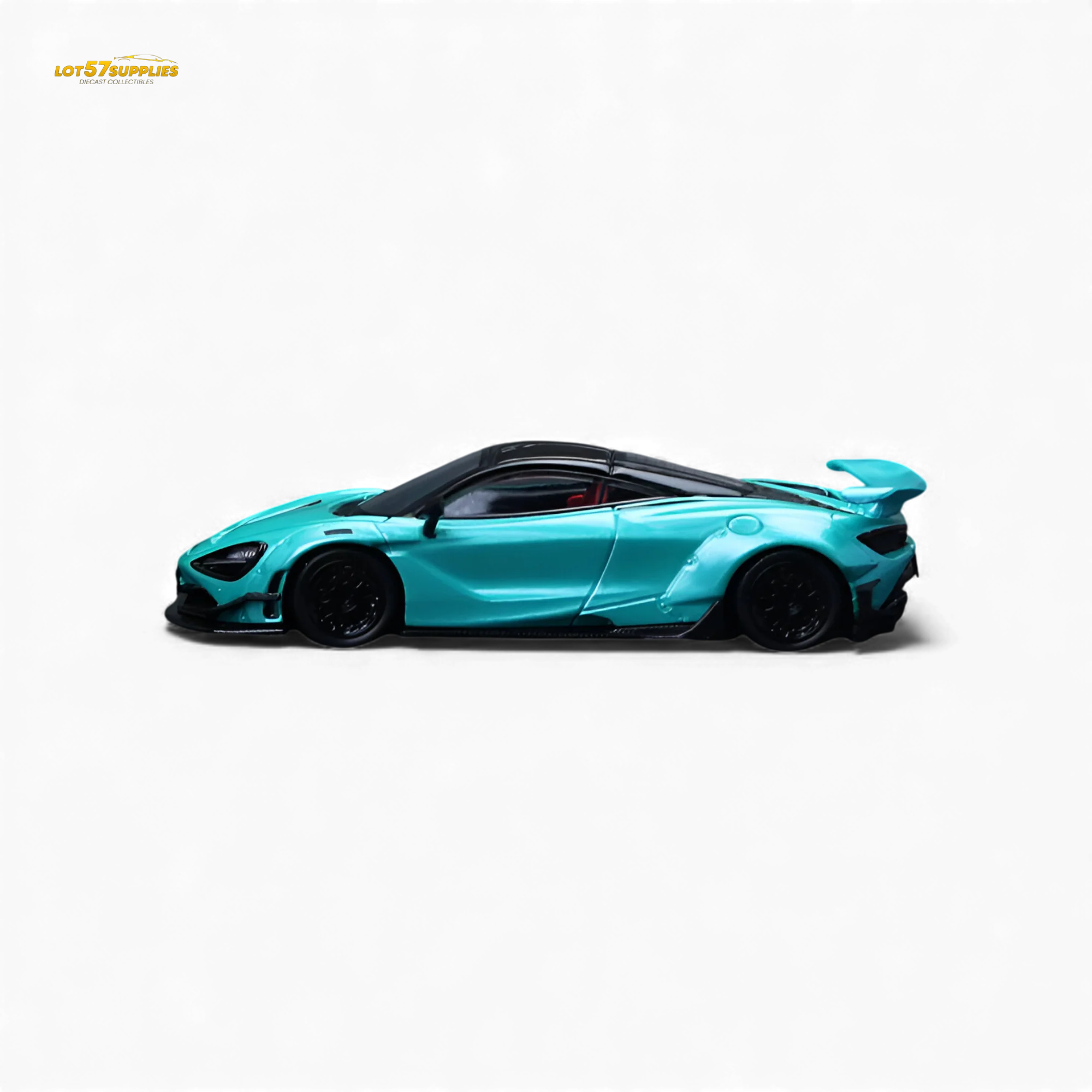 (Pre-Order) SC McLaren 720S Cyan Blue 1:64 - Image 3