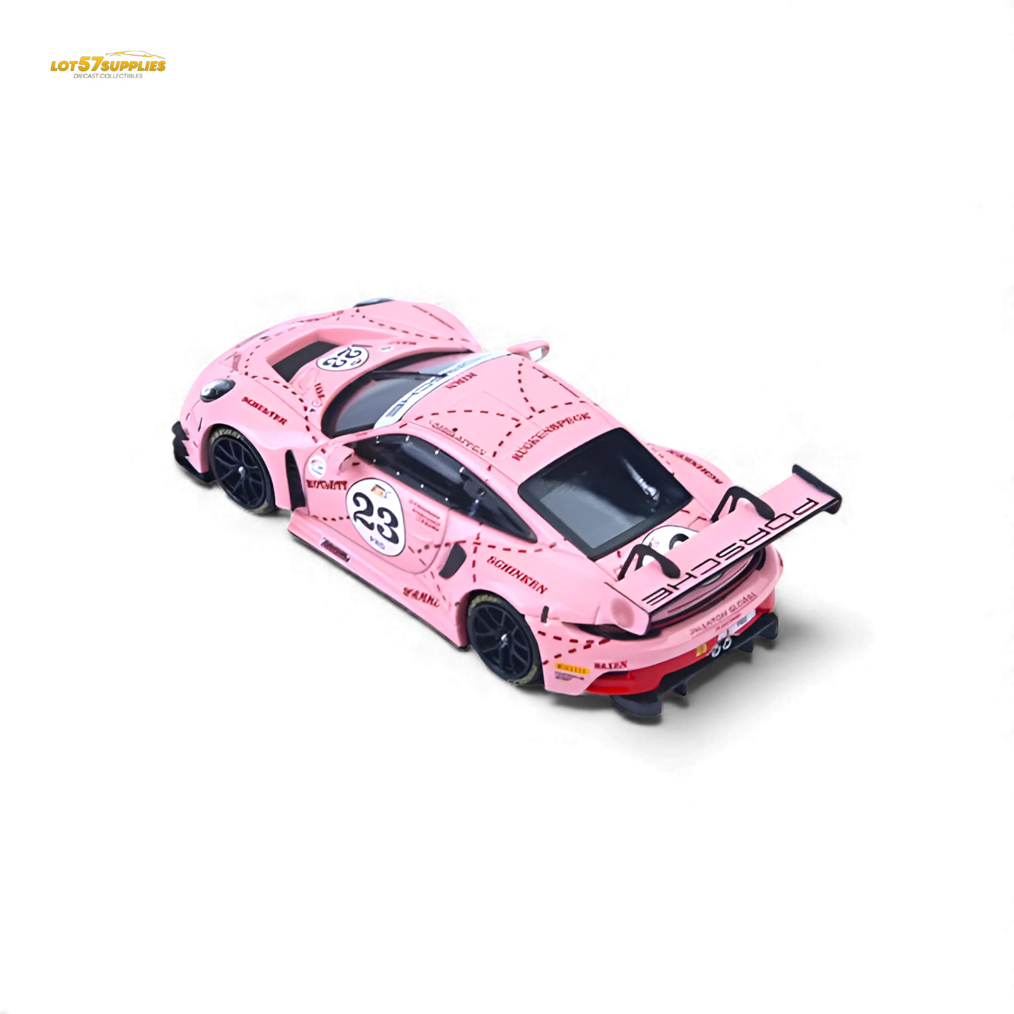 (Pre-Order) SR Porsche 911 GT3 R Pink Pig Livery 1:64 - Image 2
