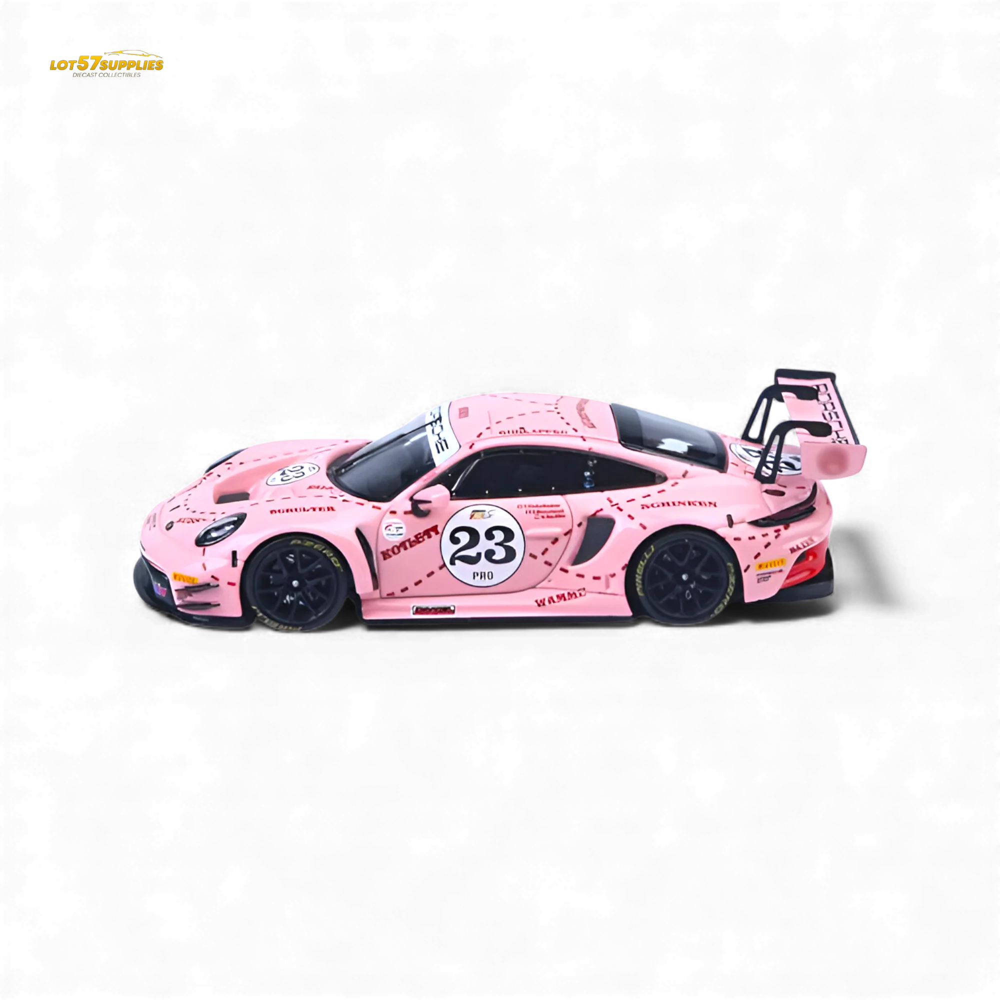 (Pre-Order) SR Porsche 911 GT3 R Pink Pig Livery 1:64 - Image 5