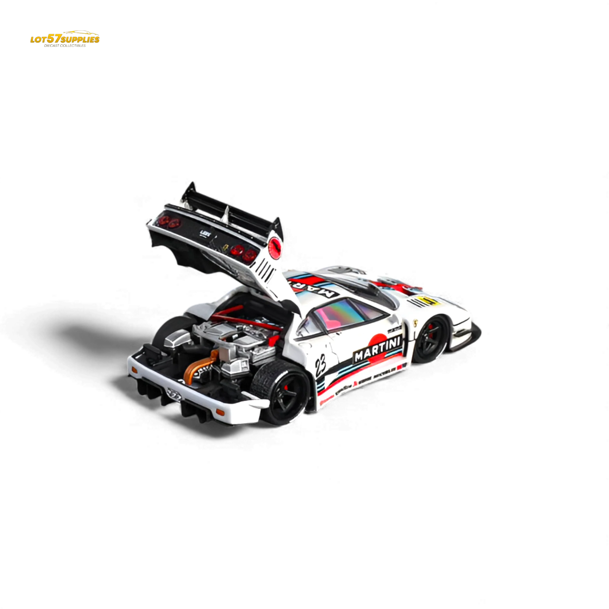 (Pre-Order) Star Models Ferrari F40 LB-Works Martini 23# 1:64 - Image 6