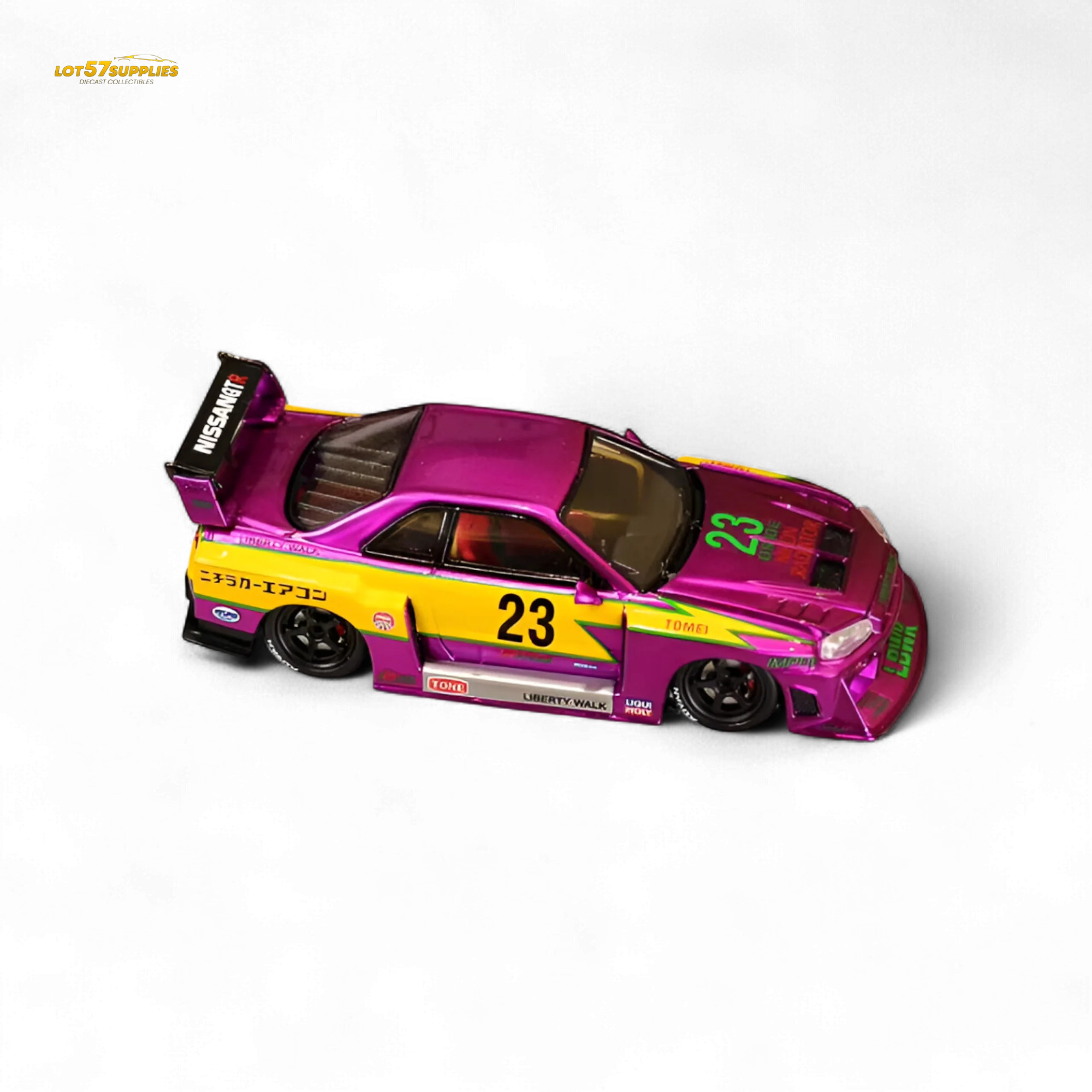 (Pre-Order) Street Weapon LBWK ER34 Chromed Purple Special Edition 1:64 - Image 2