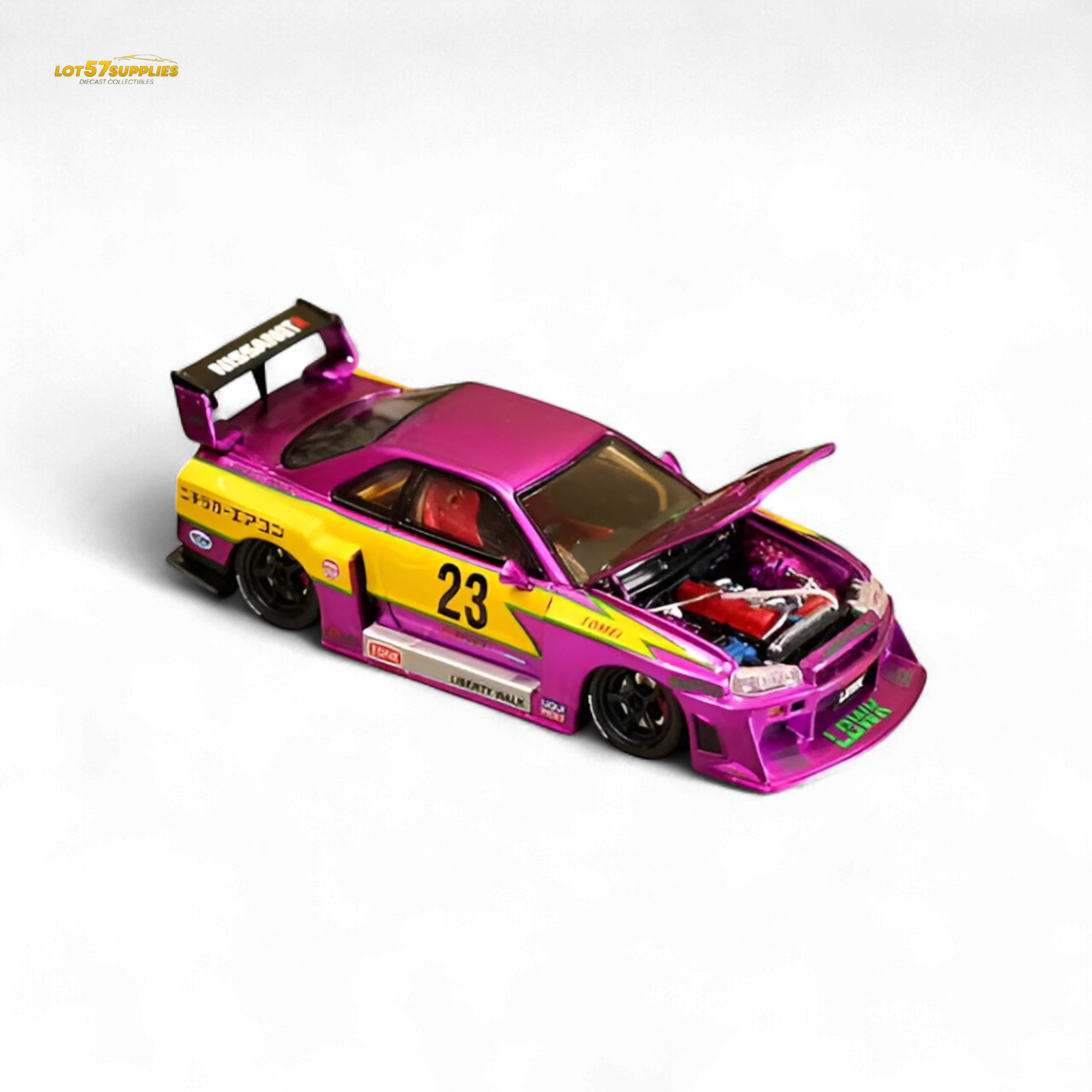 (Pre-Order) Street Weapon LBWK ER34 Chromed Purple Special Edition 1:64 - Image 4