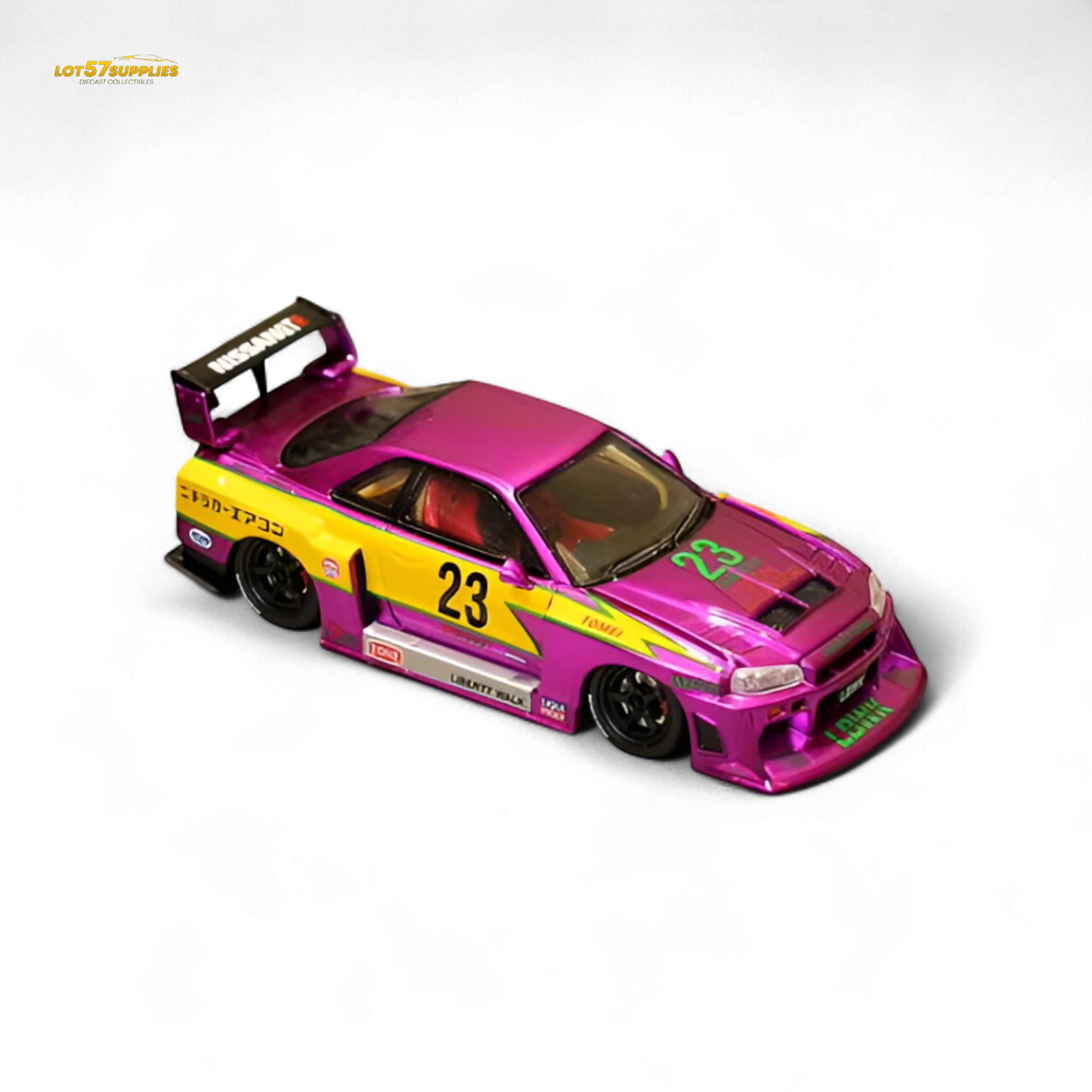 (Pre-Order) Street Weapon LBWK ER34 Chromed Purple Special Edition 1:64 - Image 6