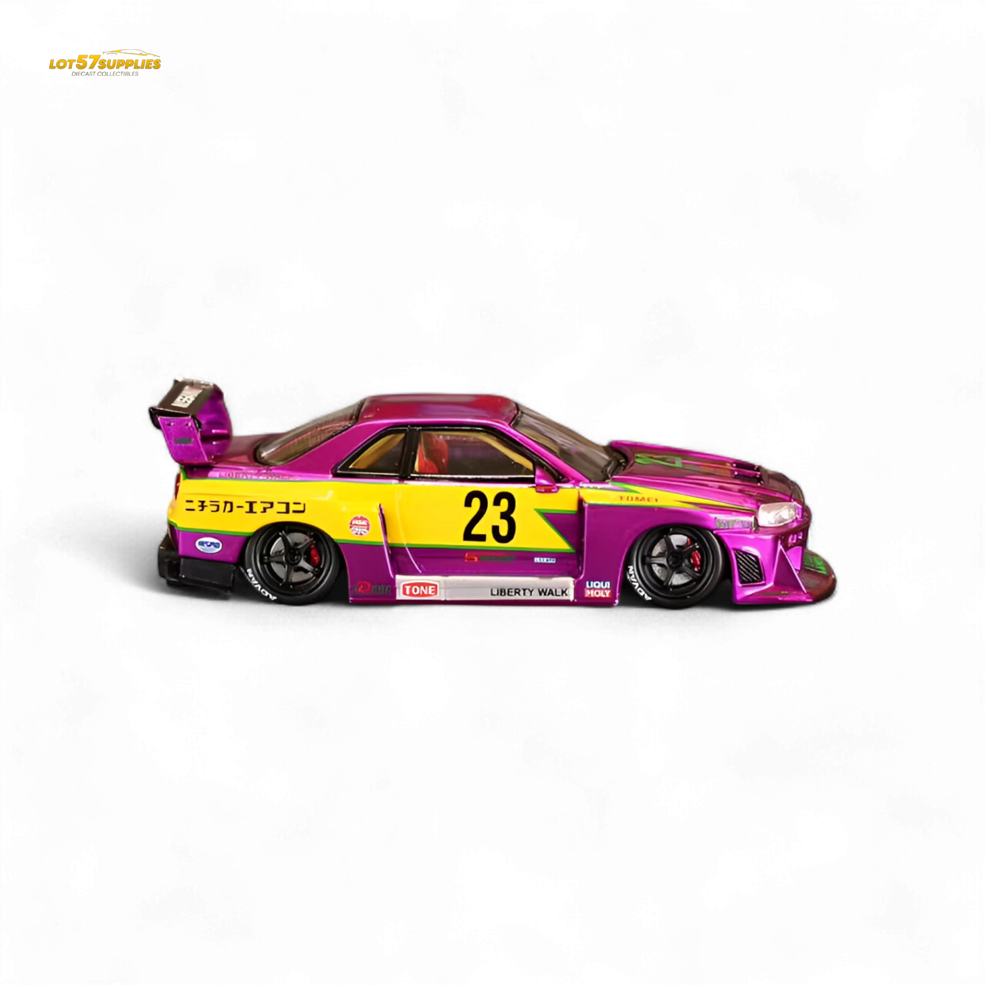 (Pre-Order) Street Weapon LBWK ER34 Chromed Purple Special Edition 1:64 - Image 7