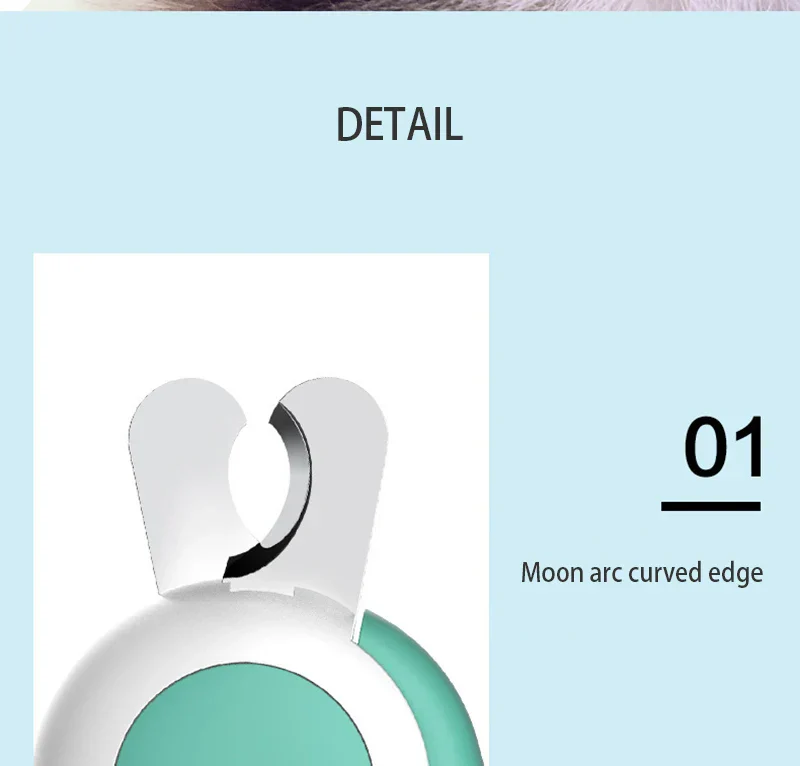Precision Cat Nail Clipper with Safety Guard and LED Light - Image 12