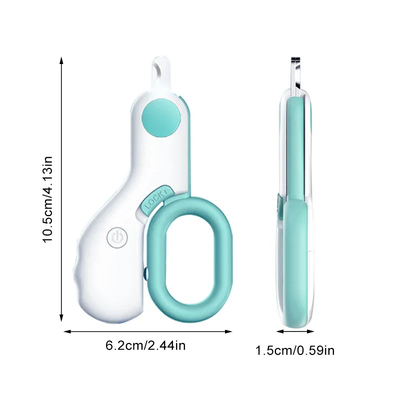 Precision Cat Nail Clipper with Safety Guard and LED Light - Image 2
