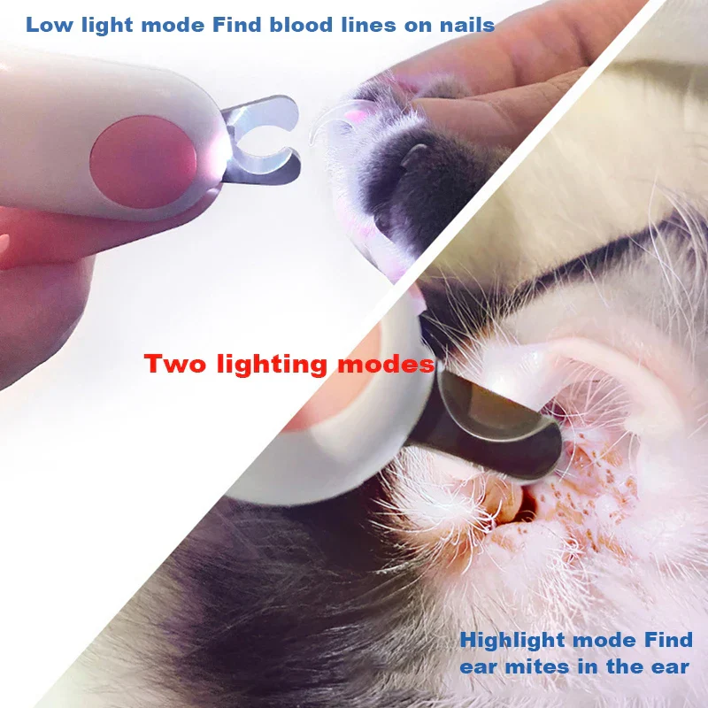 Precision Cat Nail Clipper with Safety Guard and LED Light - Image 6