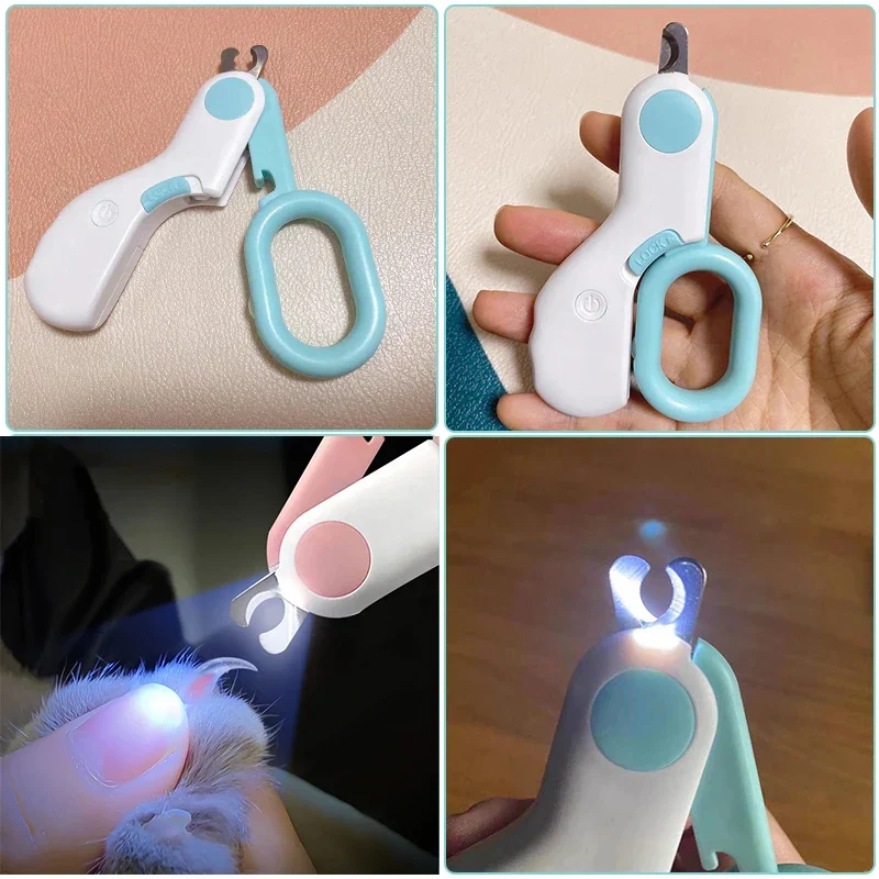 Precision Cat Nail Clipper with Safety Guard and LED Light - Image 7