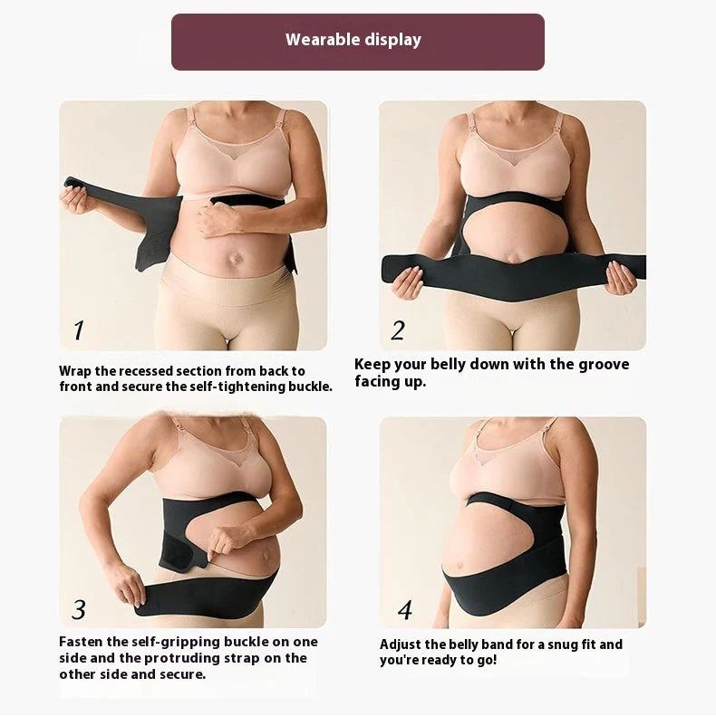 Pregnant Women Mid-late Thin Prenatal Abdominal Belt - Image 3