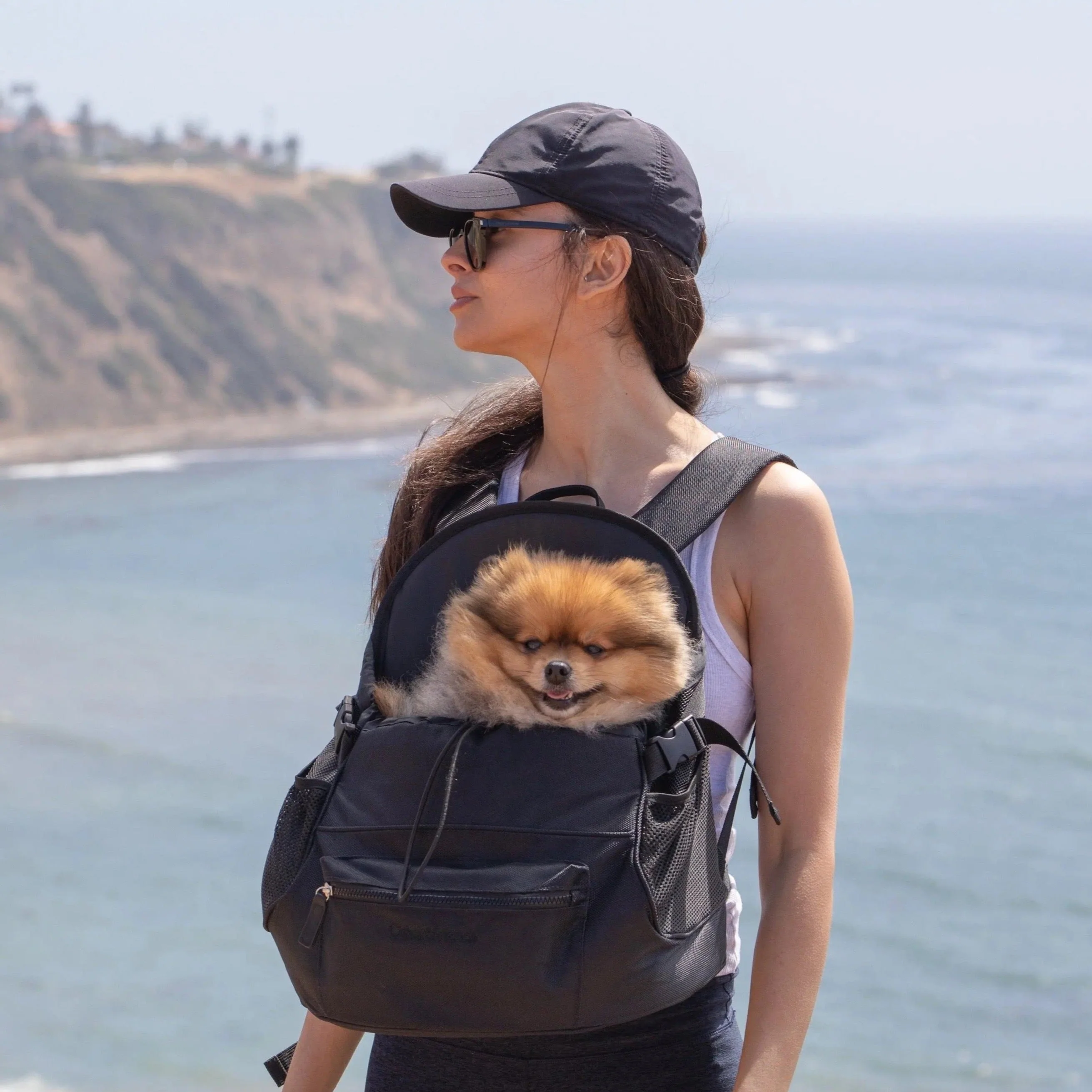 Premium All-Black Pet Backpack - Image 10