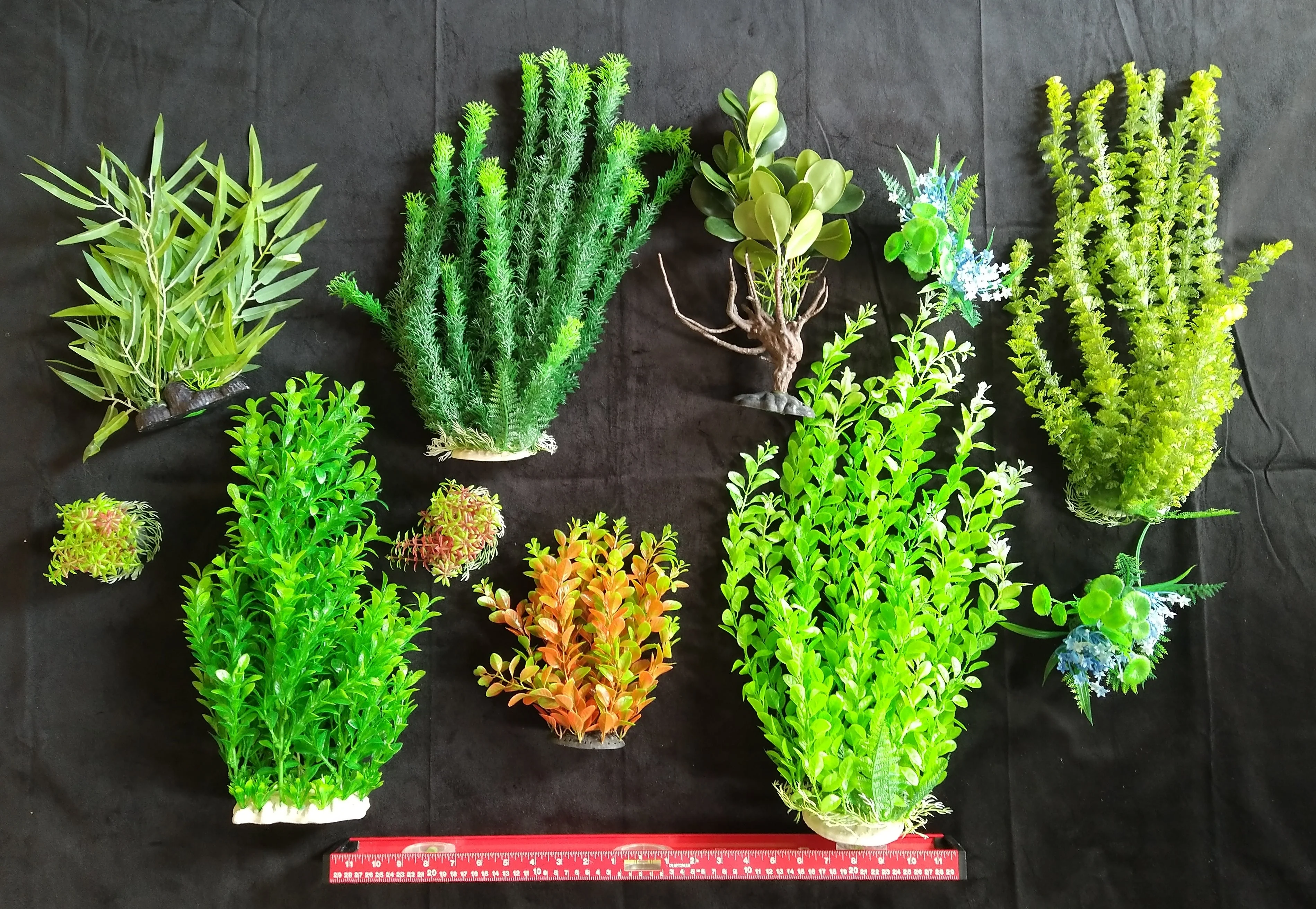 Premium Artificial Aquarium Plant Package for Fish Tank, LARGE GARDEN - Image 2