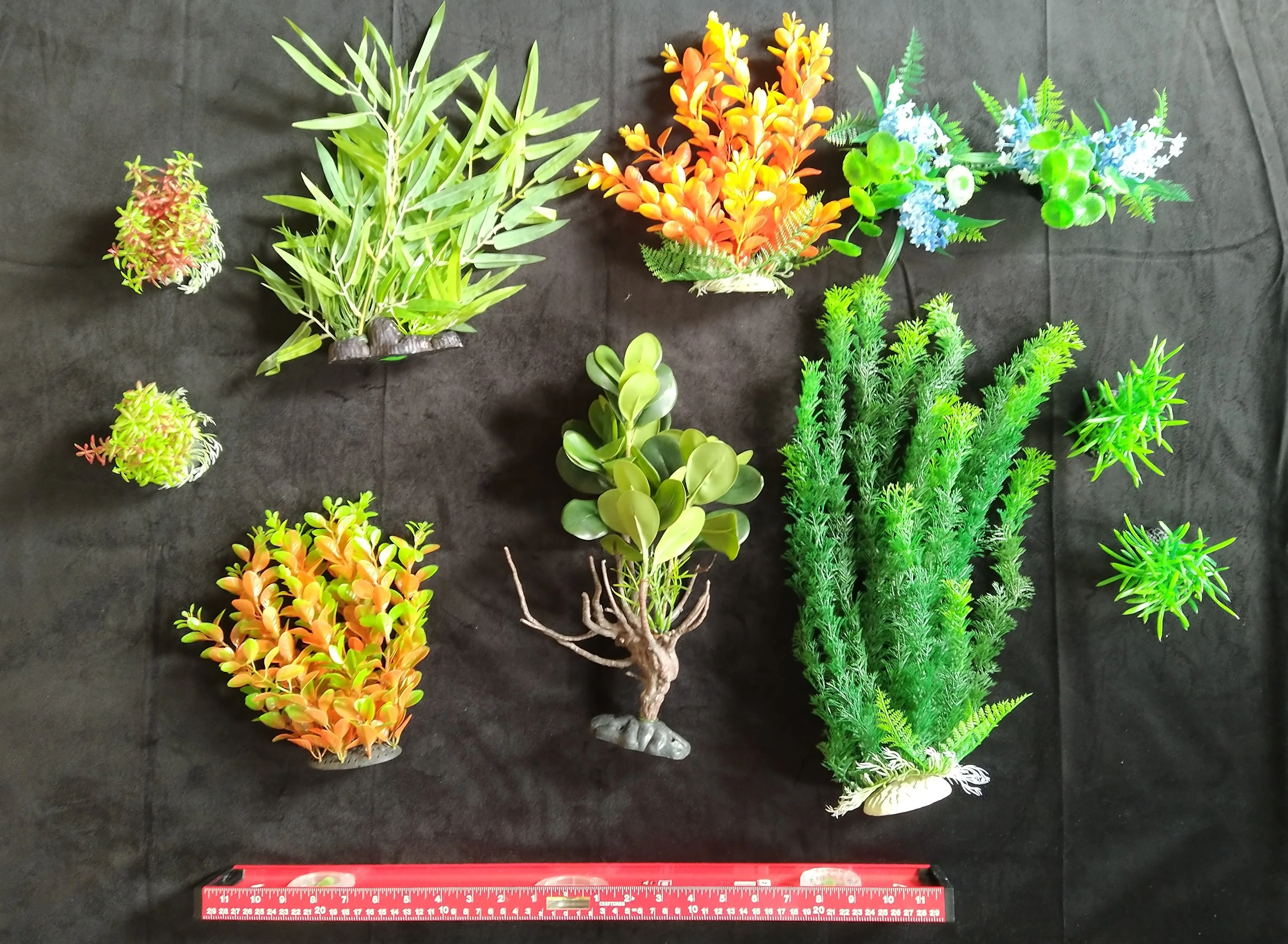 Premium Artificial Aquarium Plant Package for Fish Tank, Small Garden - Image 2