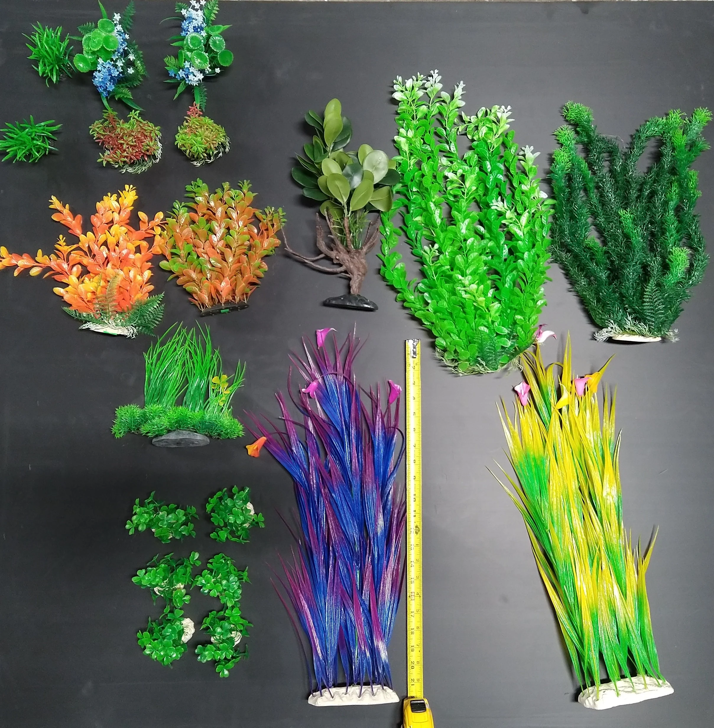 Premium Artificial Aquarium Plant Package for Fish Tank, THE MEG PLANT PACK - Image 2