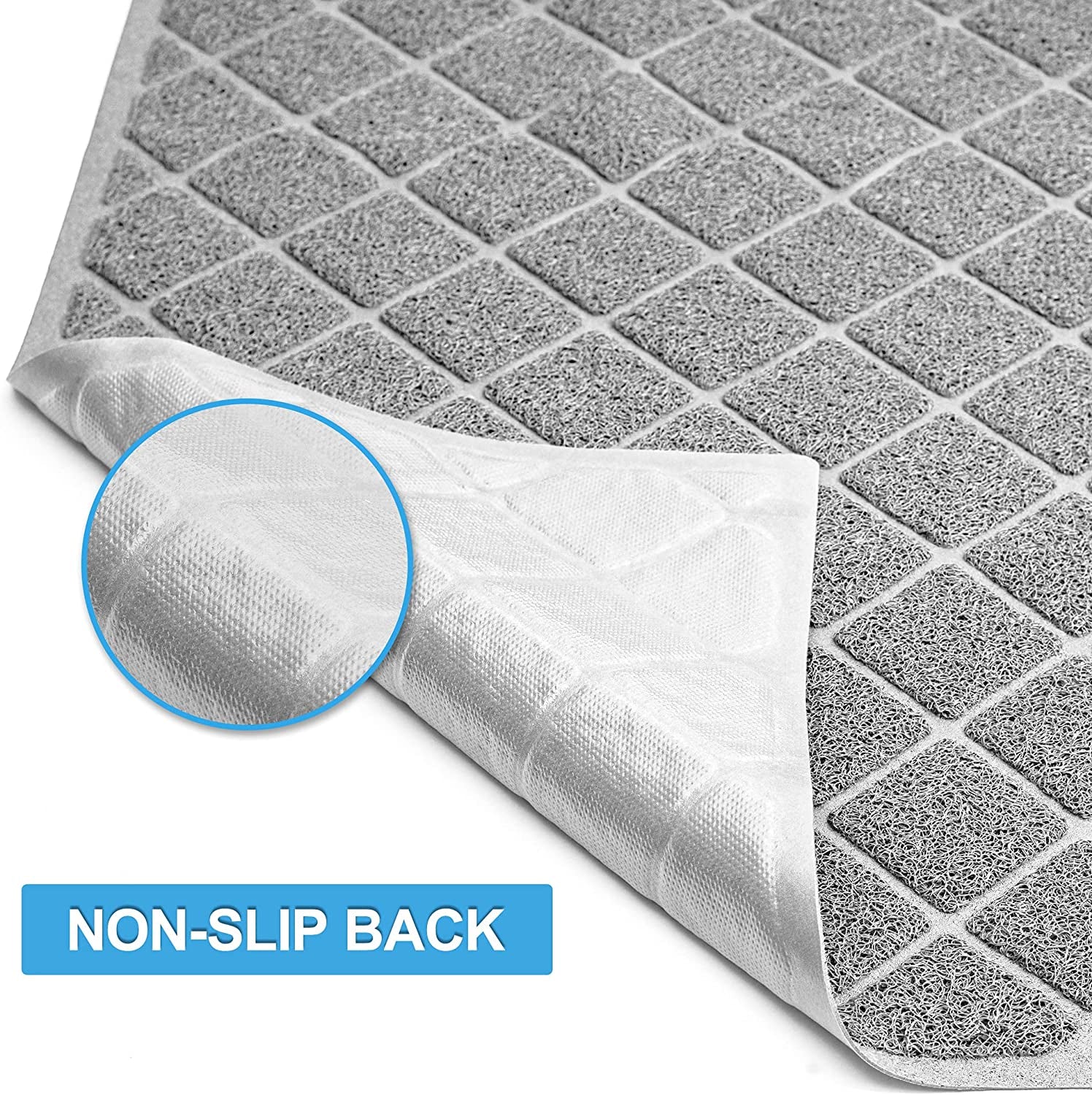 Premium Cat Litter Mat, Litter Box Mat with Non-Slip and Waterproof Backin - Image 5