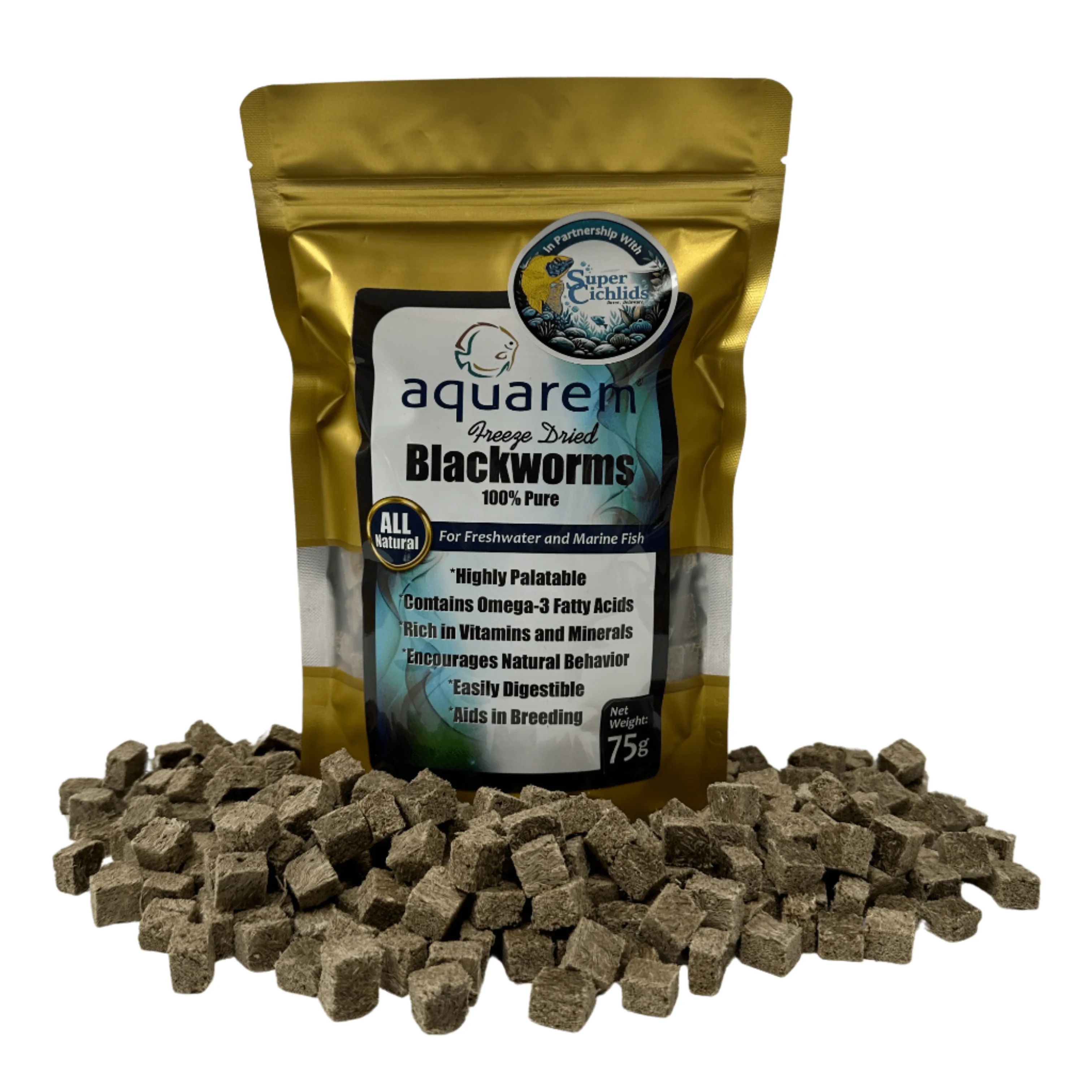 Premium Freeze Dried Blackworms - All Natural - Image 9