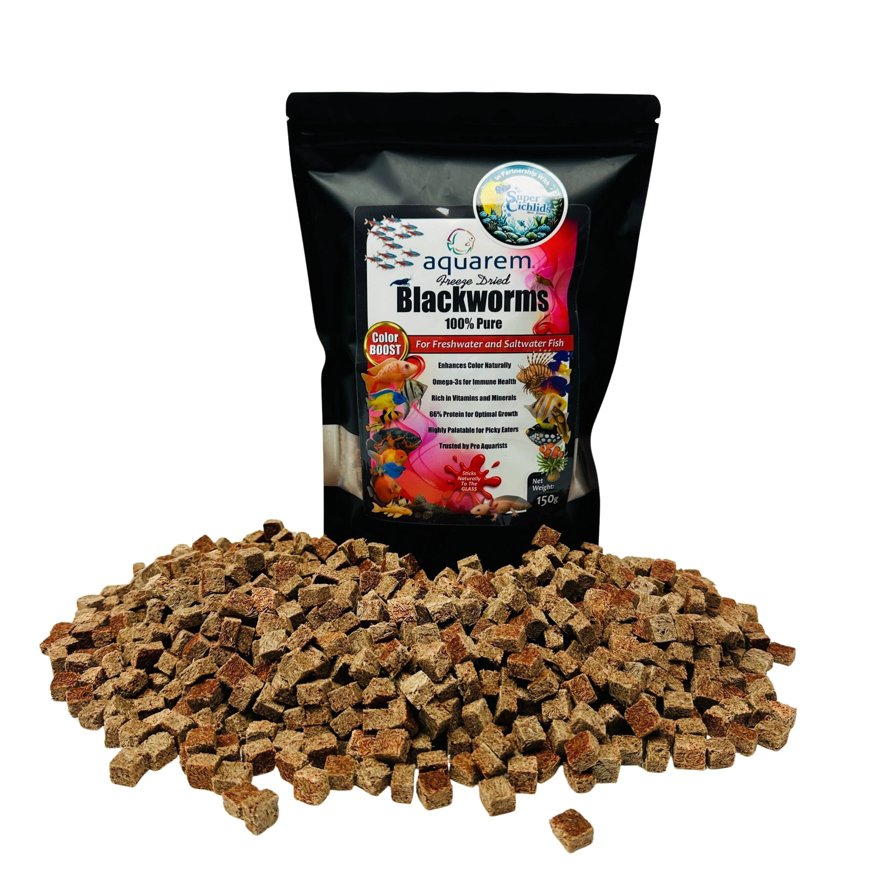 Premium Freeze Dried Blackworms - Color Boost - Image 11
