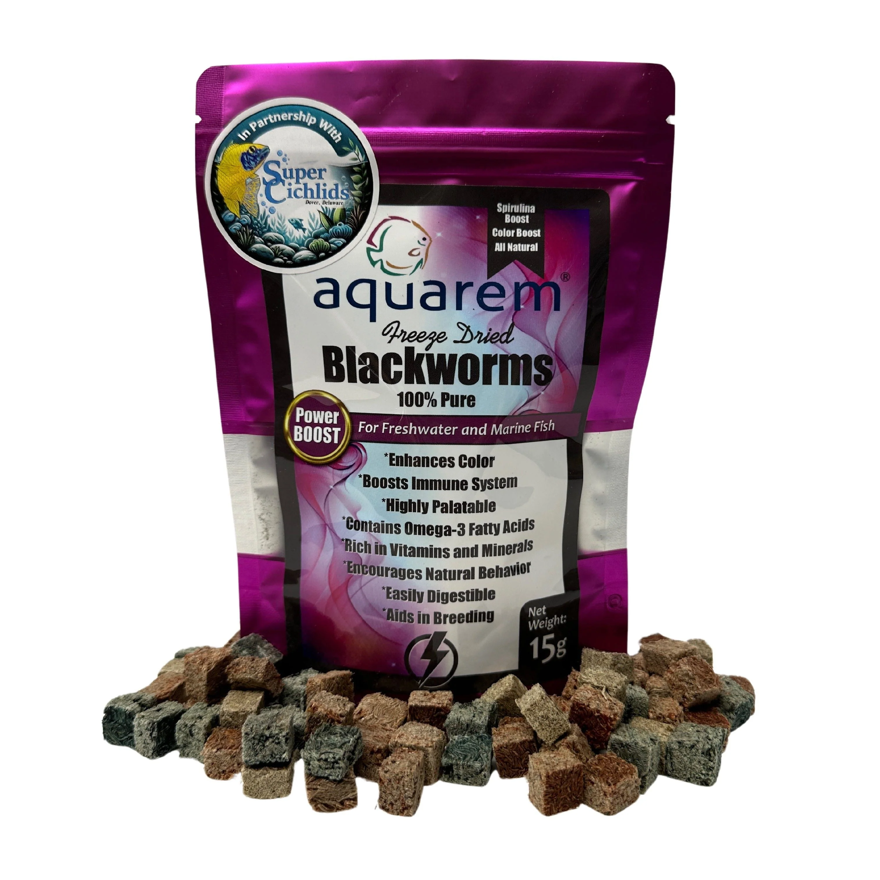 Premium Freeze Dried Blackworms - Power Boost - Image 10