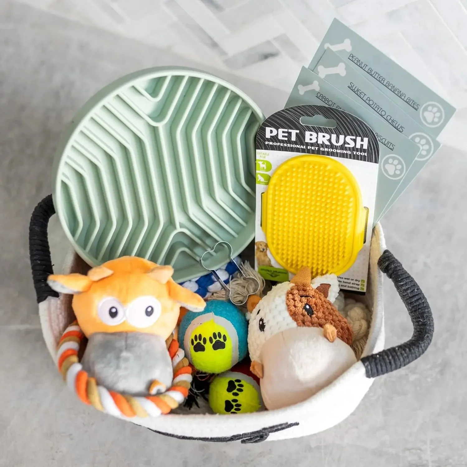Premium New Puppy Gift Basket – Dog Starter Kit & Birthday Toy Set - Image 2