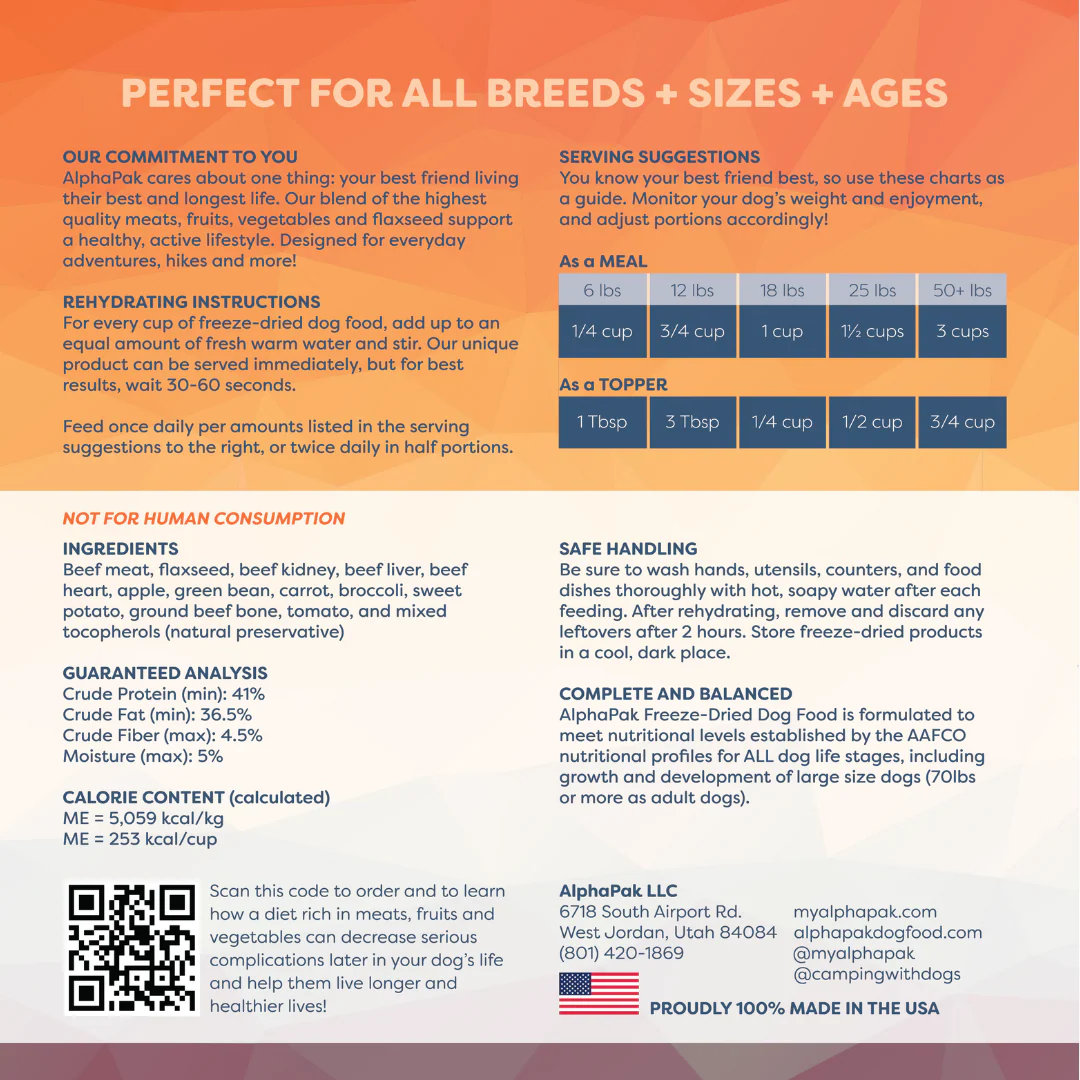 PREMIUM RAW FREEZE DRIED DOG FOOD BEEF - Image 3