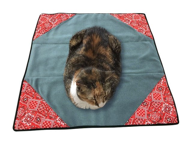 Premium Reversible Pet Sleep Mat 24" X 24" (Made in USA) - Image 37