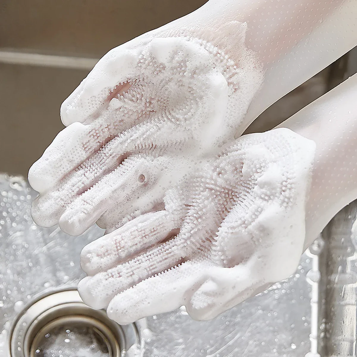 Premium Silicone Bathing Gloves for Dogs and Cats - Image 6