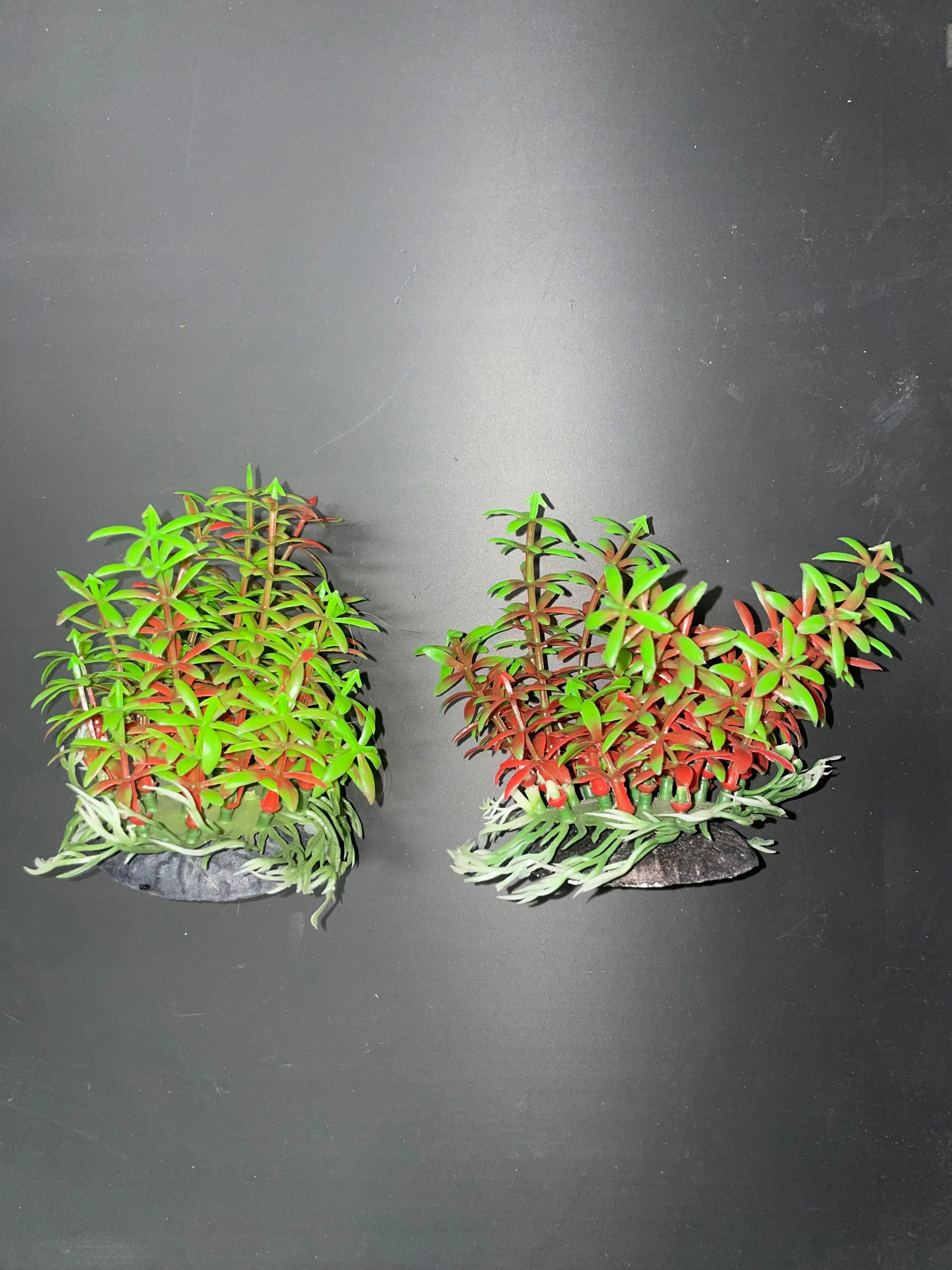 PREMIUM Small Artificial Aquarium Plants - Set of 2 - Aquatics Safe - Image 2