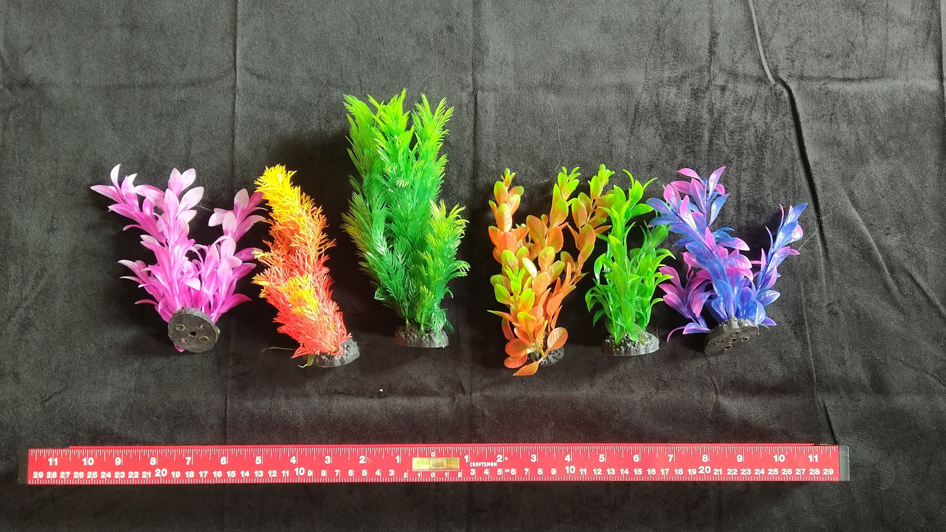 PremiumArtificial AquariumPlantPackage for Fish Tank, Small COLOR 6 pack - Image 2